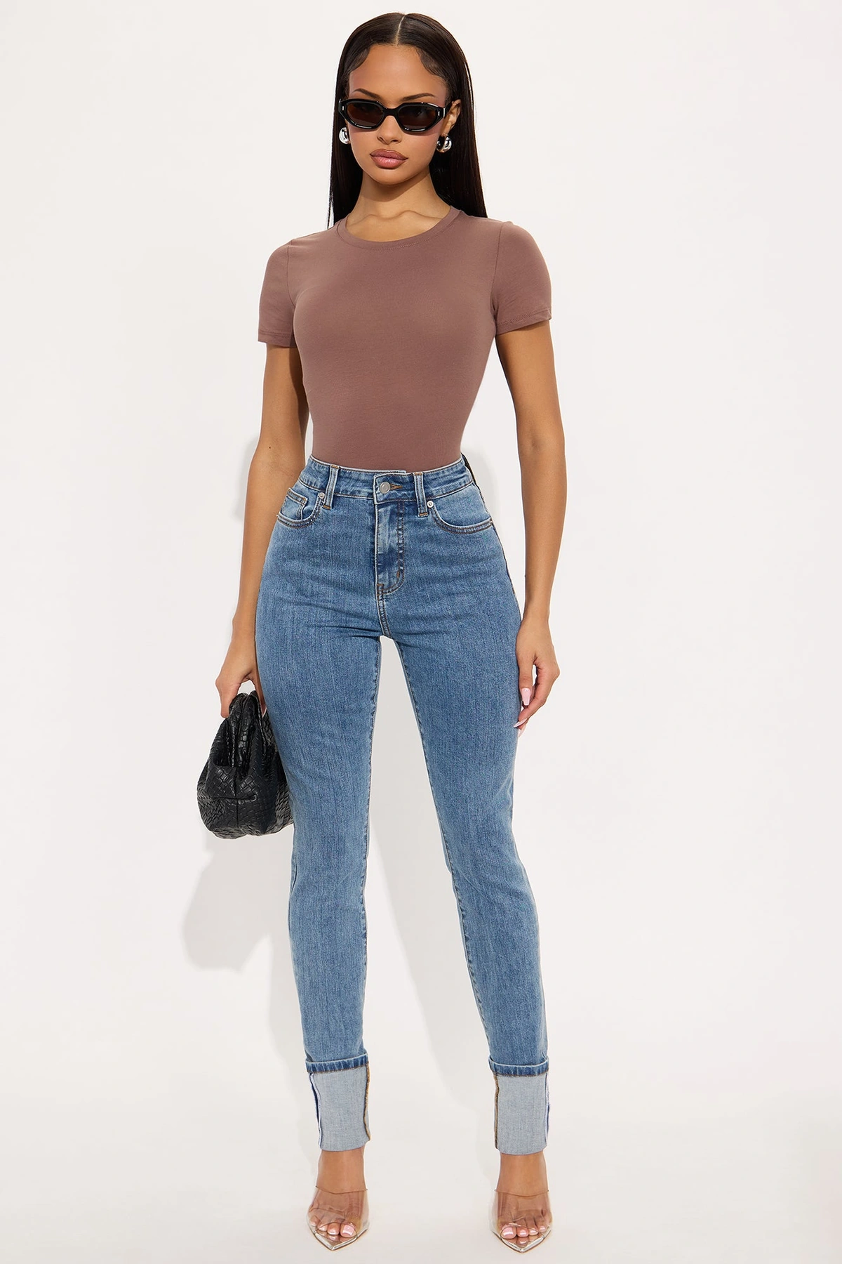 My Everyday Crew Neck Tee - Brown — Castanho
