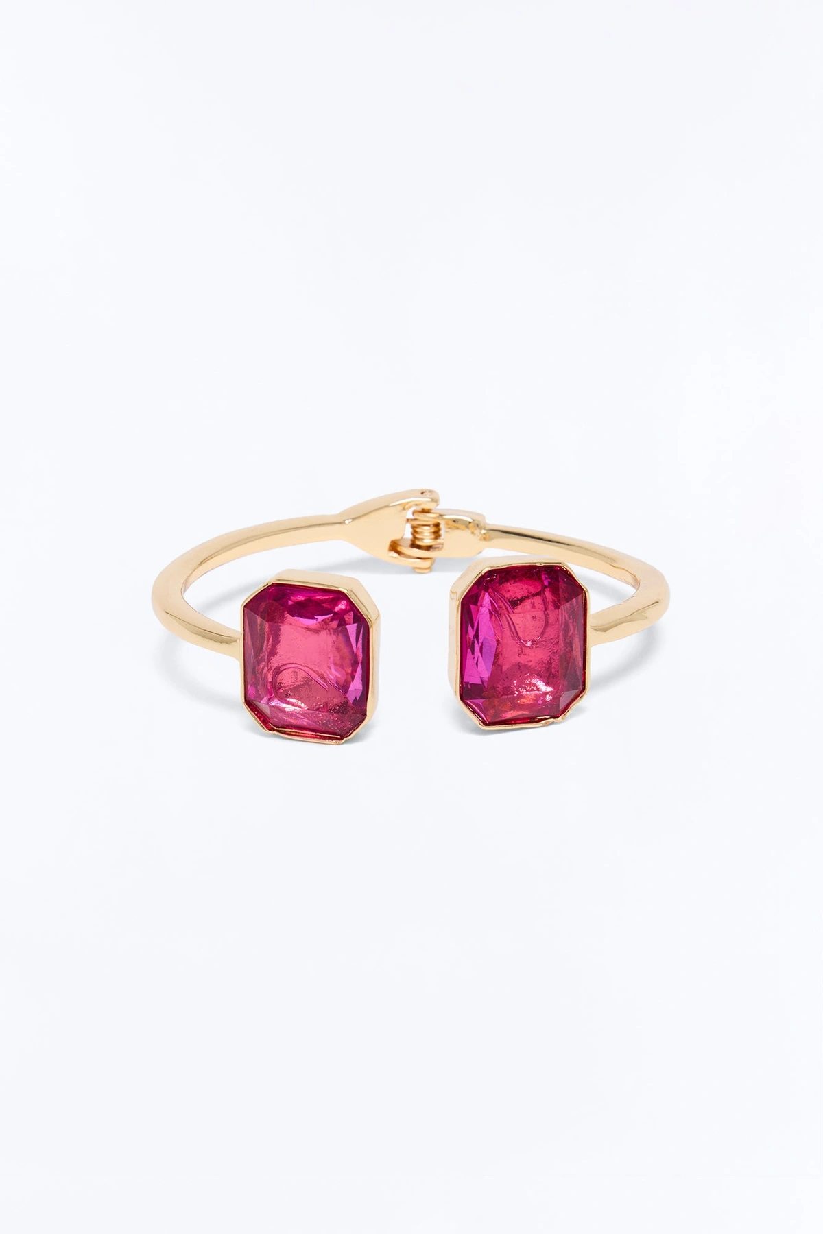 Venus Charm Jeweled Bracelet - Gold/Pink — Dourado/Rosa