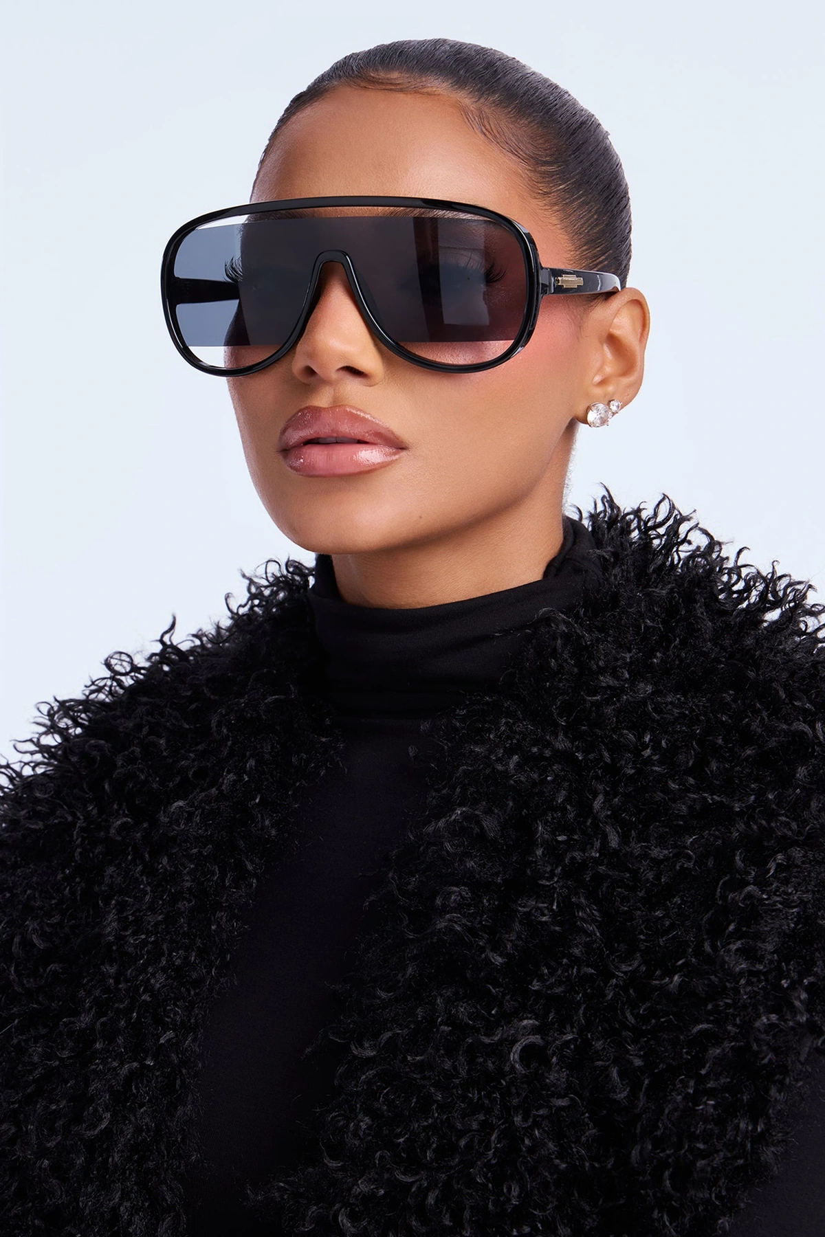 Keep Them Off Aviator Sunglasses - Black — Preto