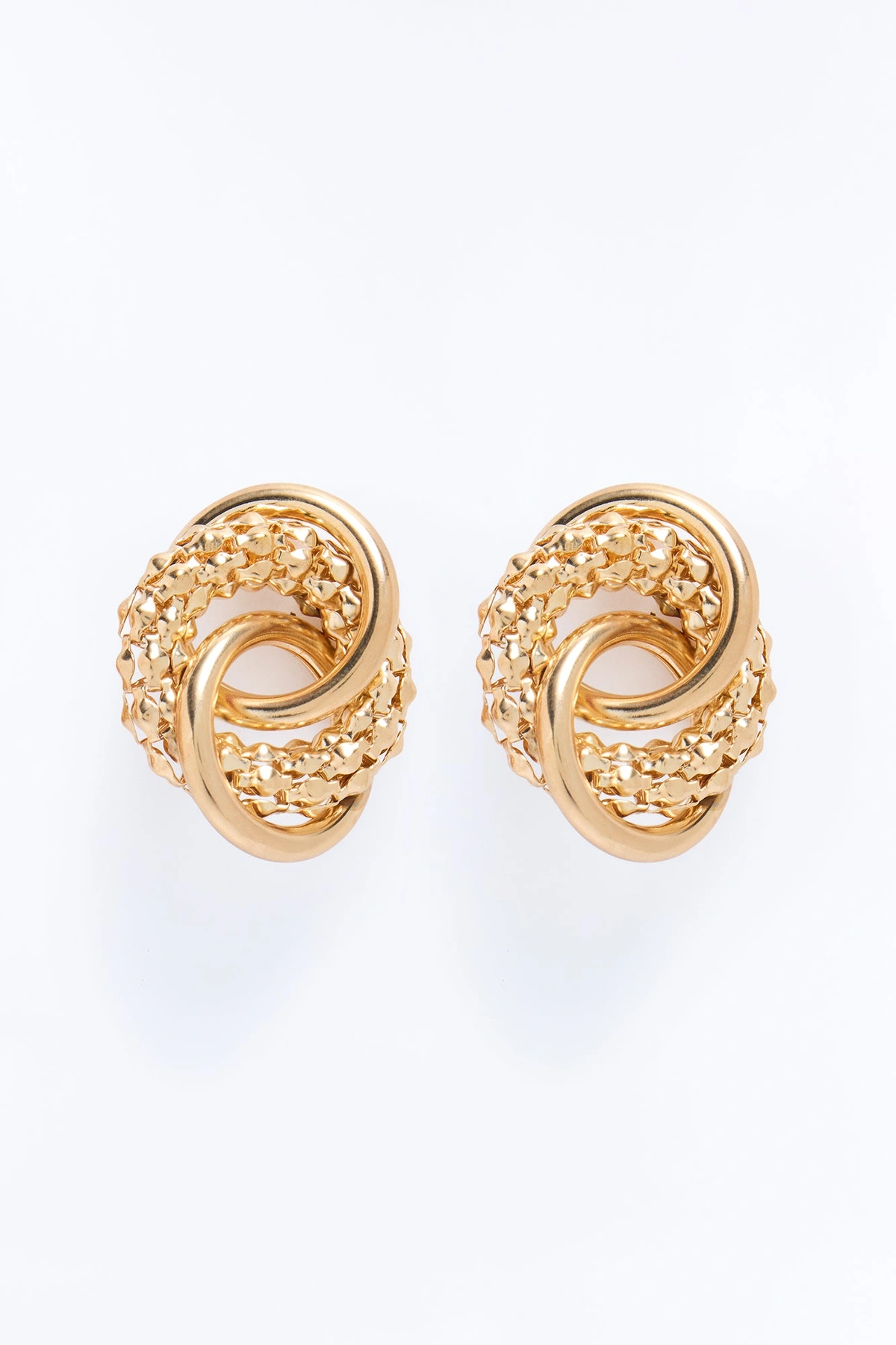 Turn Things Around Earrings - Gold — Dourado