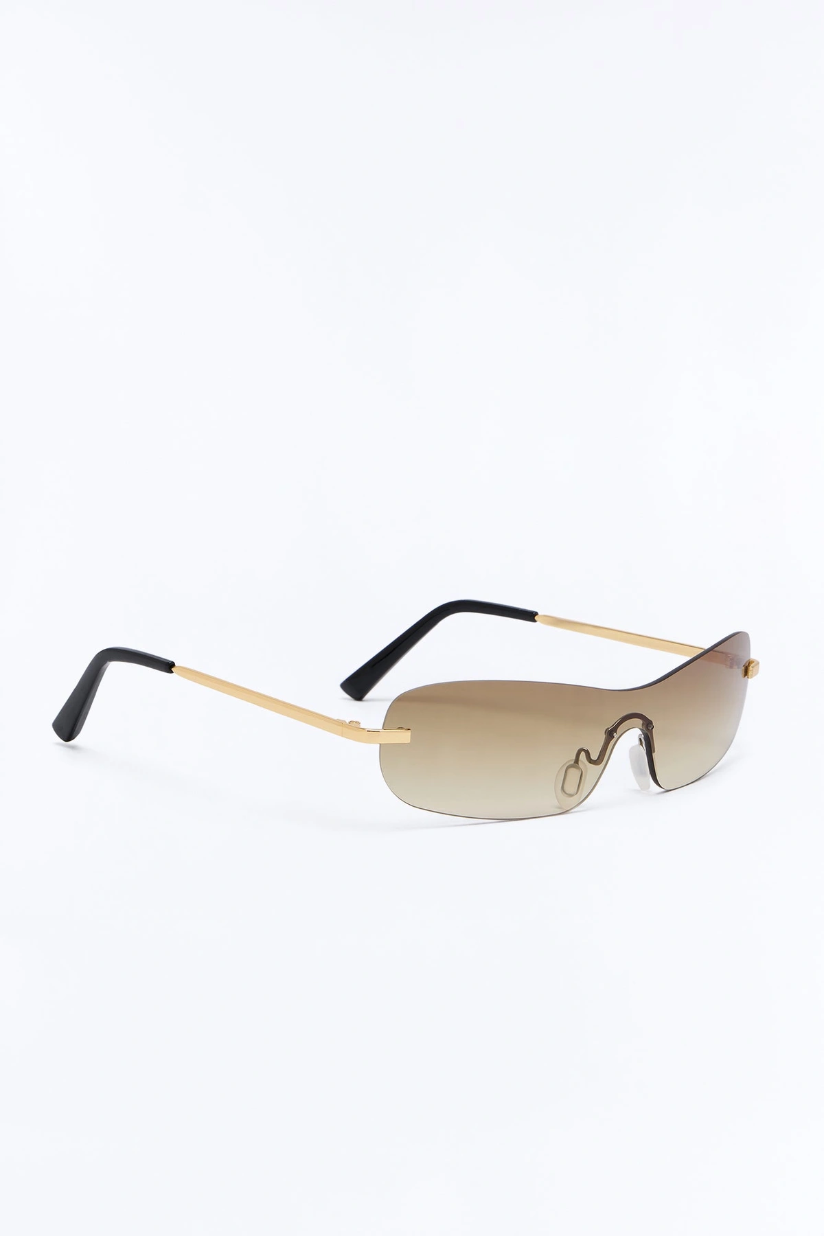 Baddie In Da Club Sunglasses - Brown — Castanho