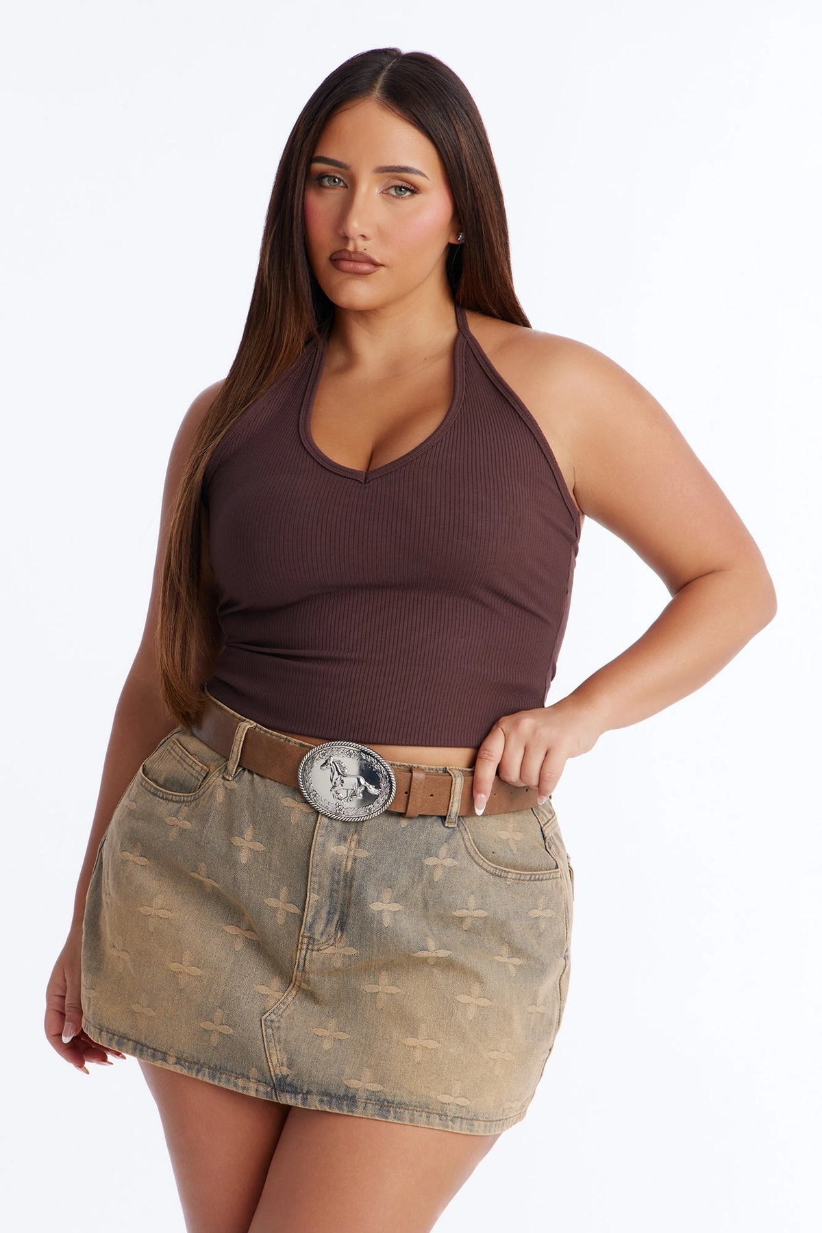 Horse Rider Belt - Brown — Castanho