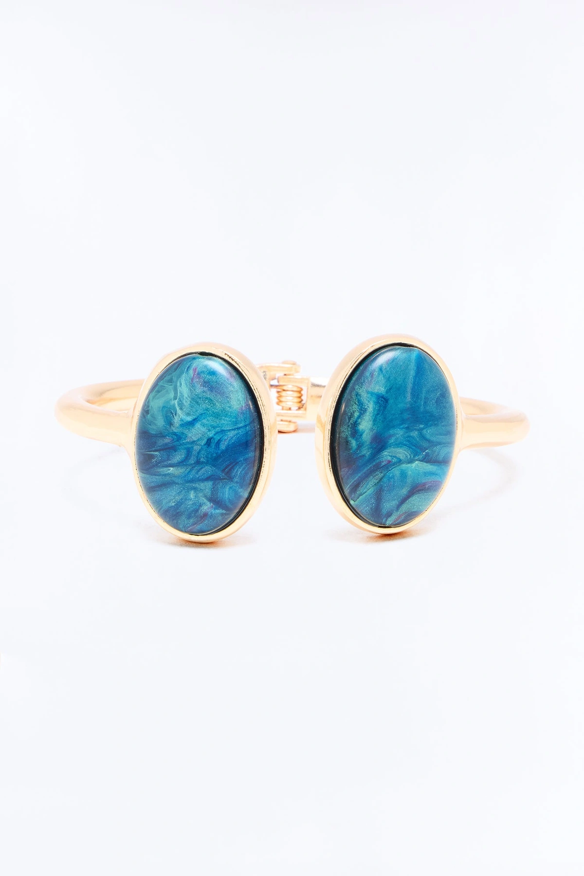 Dreamy Stone Bracelet - Gold/Blue — Dourado/Azul