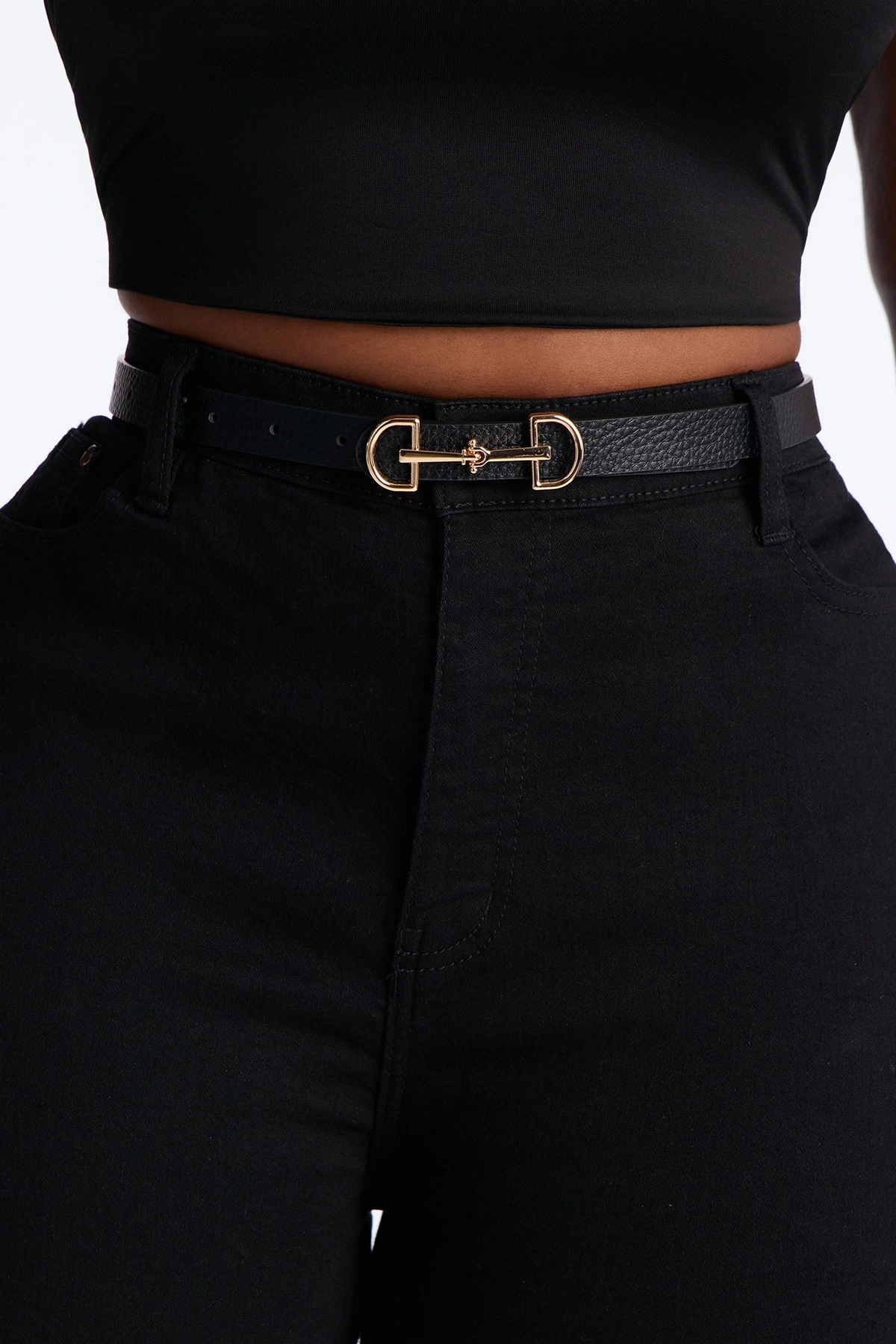 Taking Care Of Business 2 Piece Belt Set - Black/combo — Preto/combinação