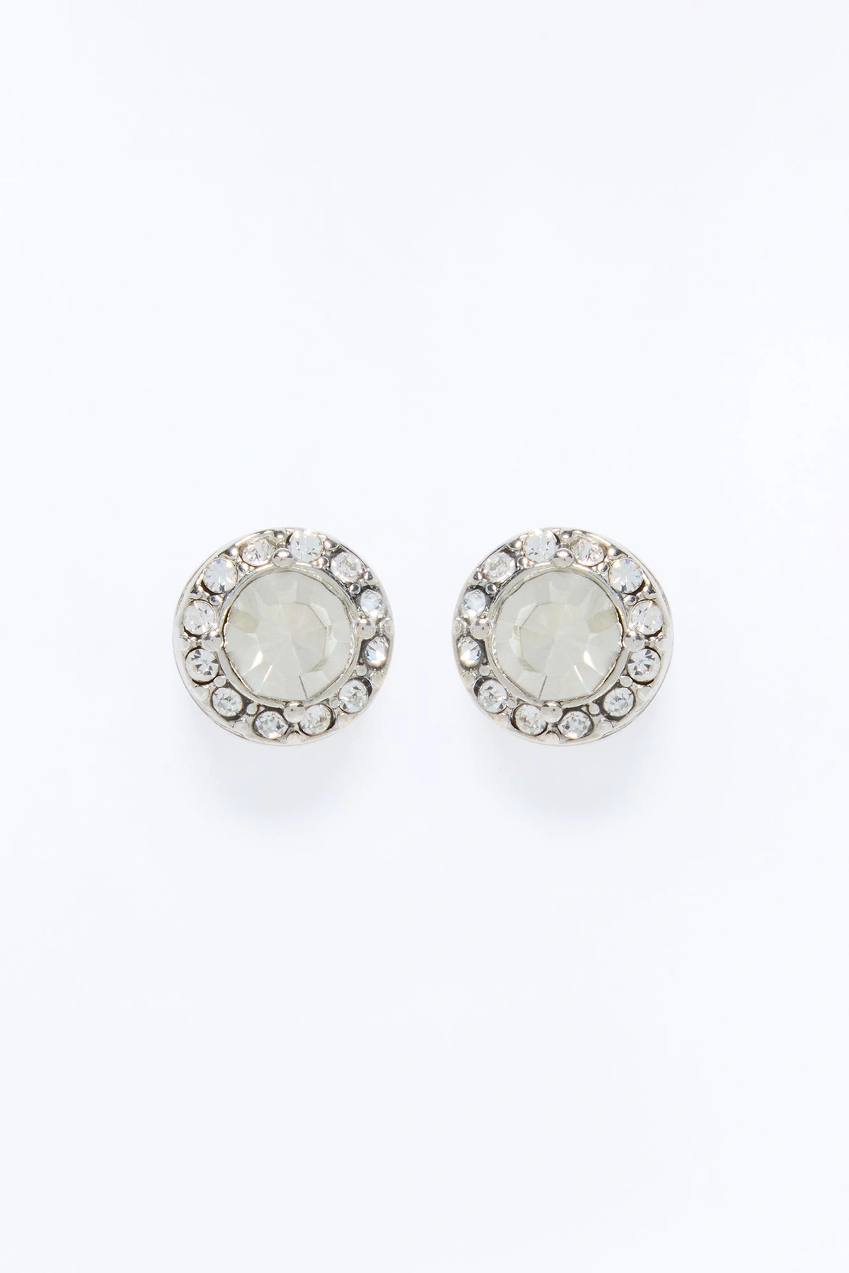 You're Missing Out Stud Earrings - Silver — Prateado