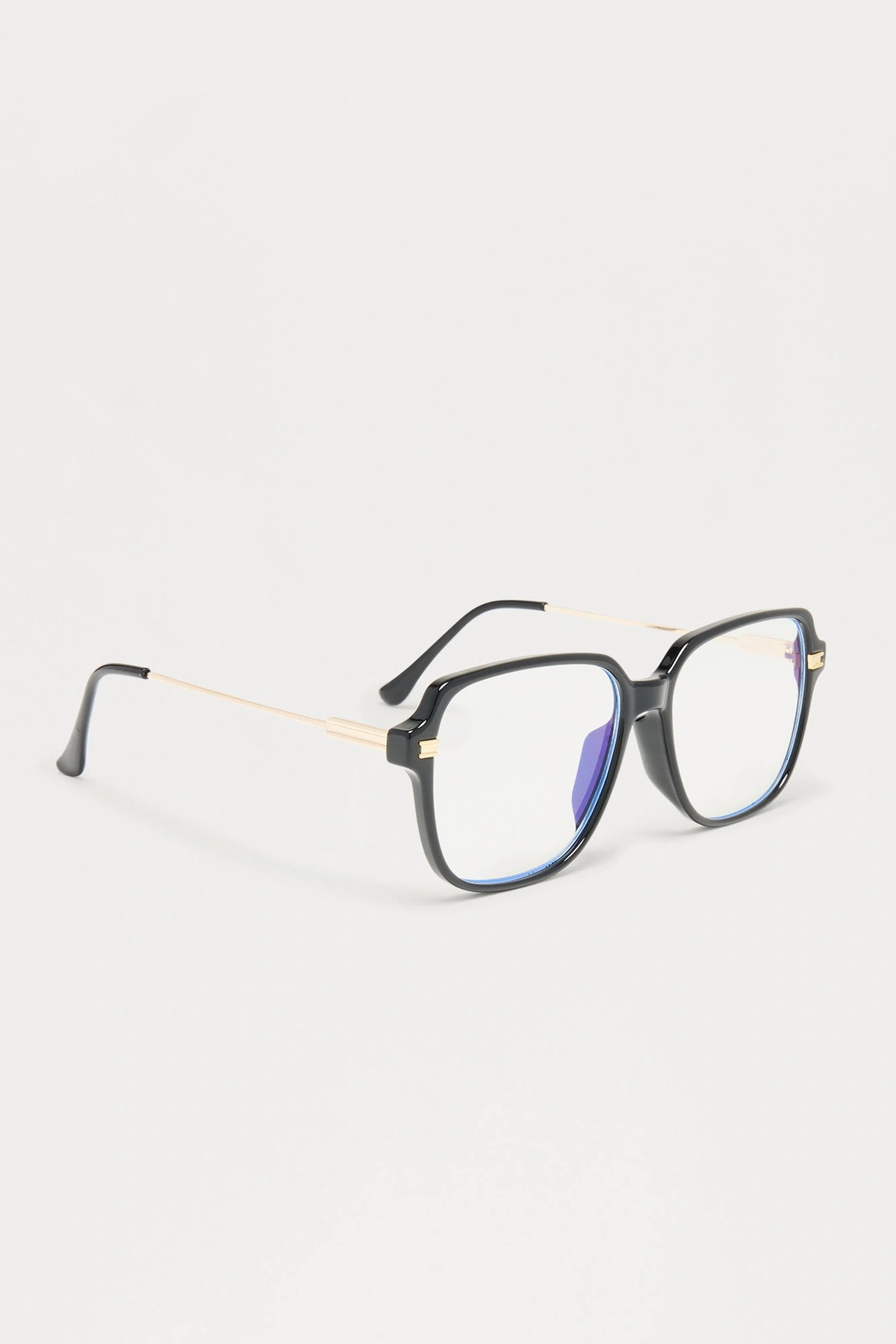 Office Hours Blue Light Glasses - Black — Preto
