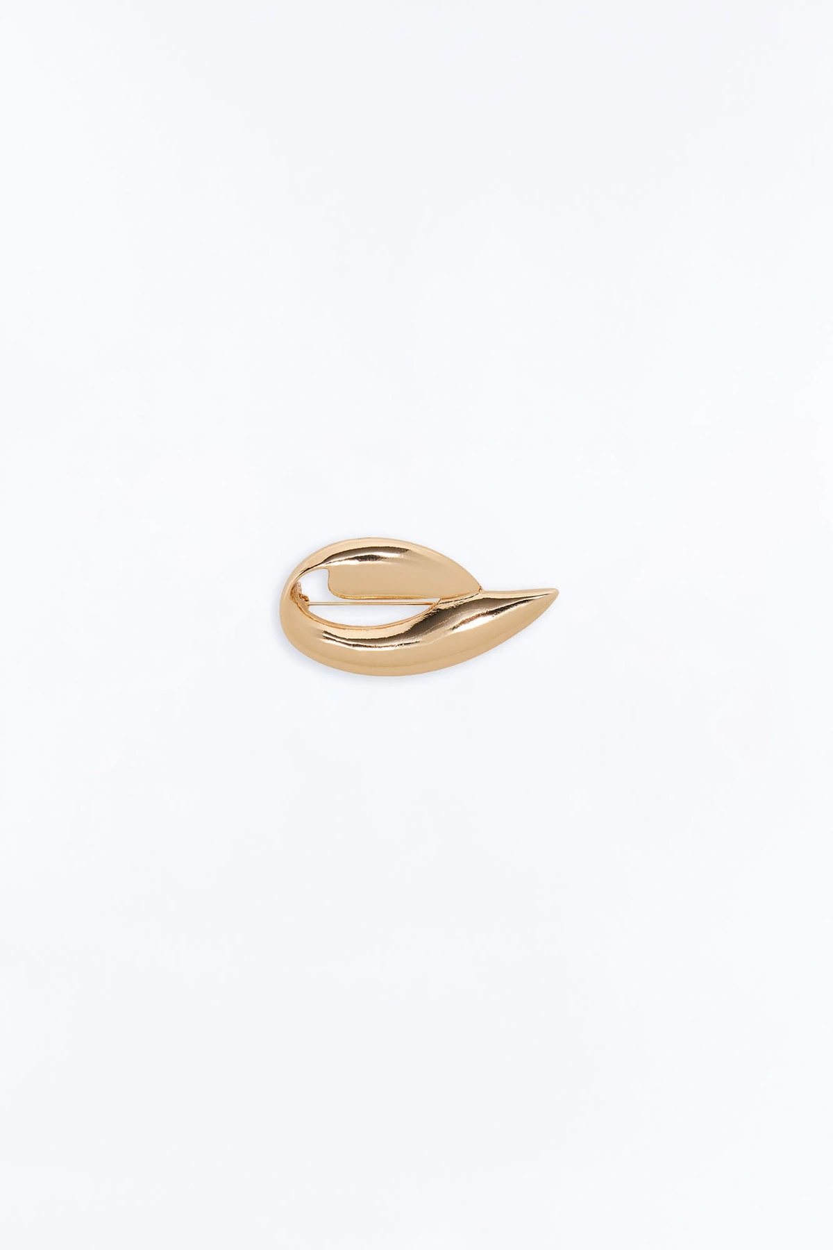 Serene Hardware Brooch - Gold — Dourado