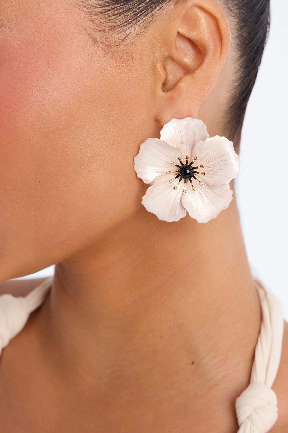 Can Be Your Muse Floral Earrings - Gold/combo — Dourado/combinação
