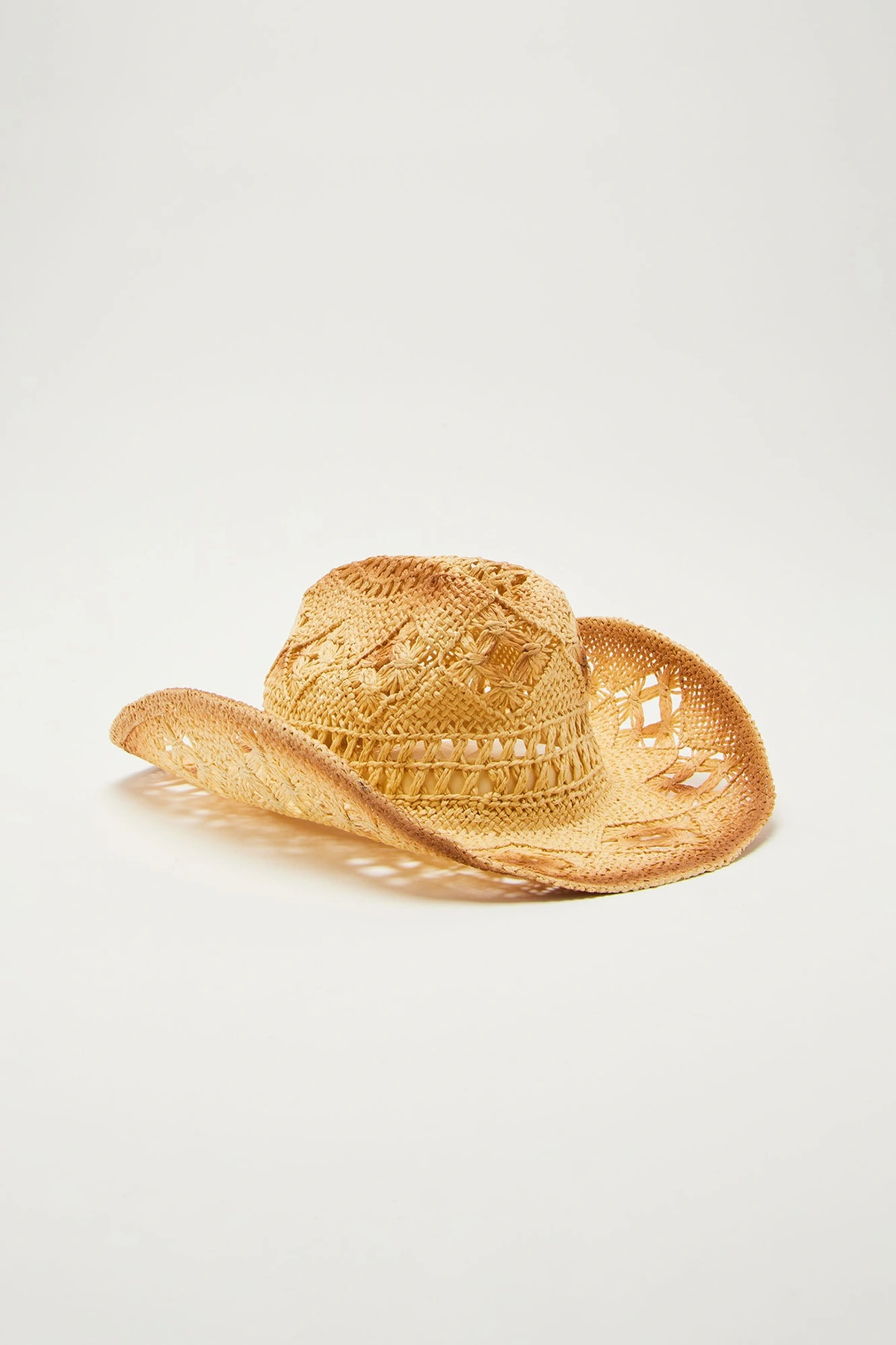 Spring Break In Cabo Cowboy Hat - Natural/Combo — Natural/combinação