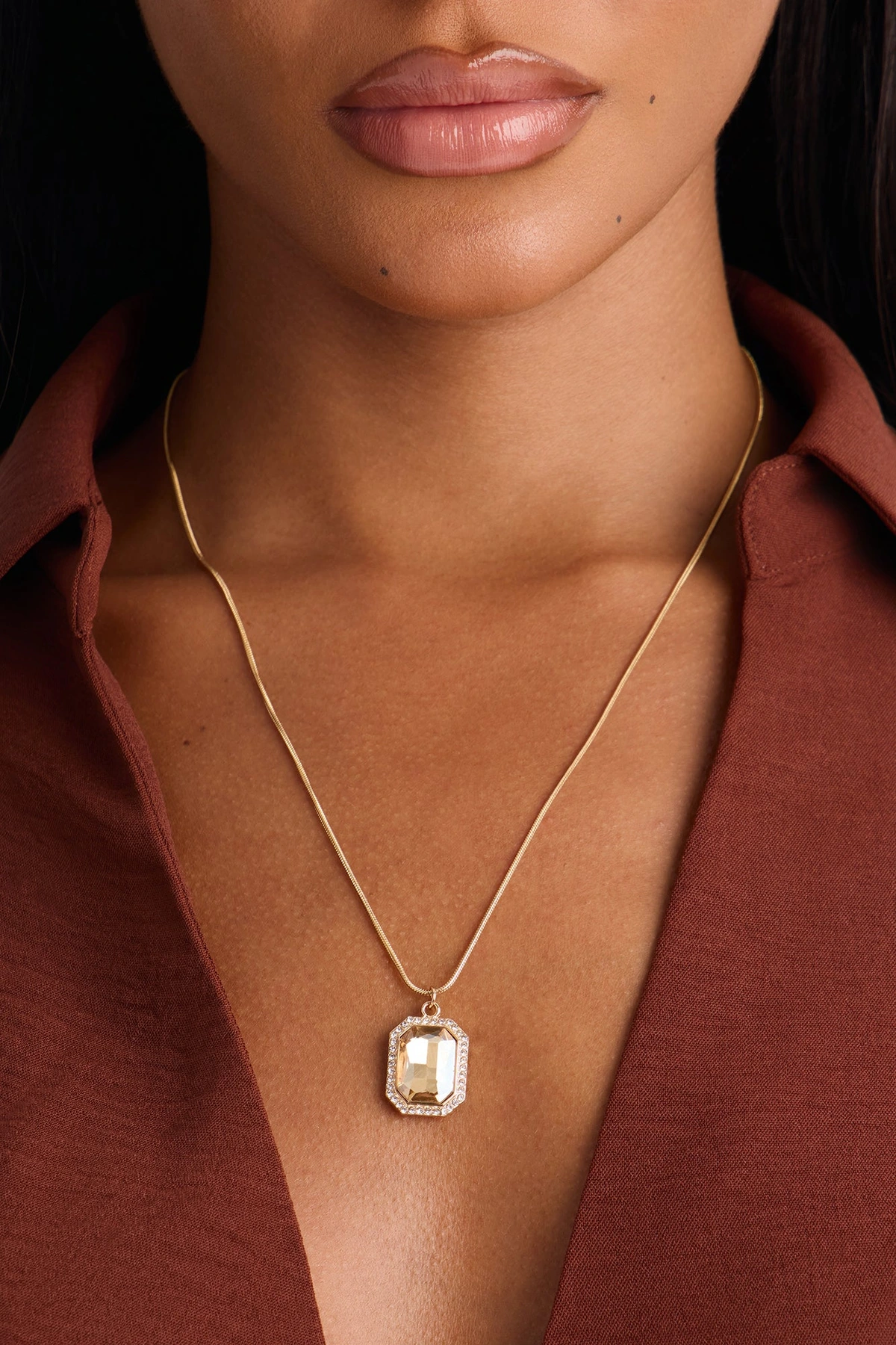 All Luck Necklace - Gold/Yellow — Dourado/Amarelo