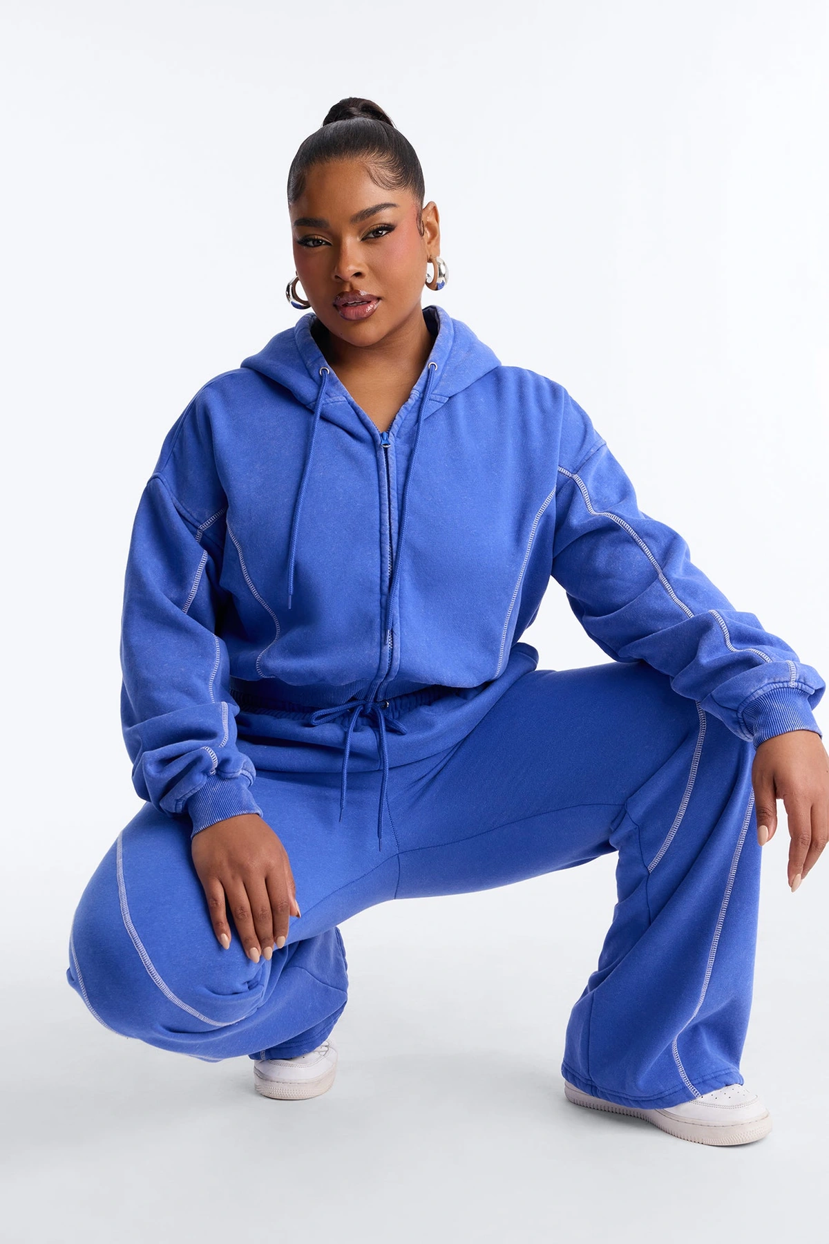 Norah Washed Lounge Pant - Blue — Azul