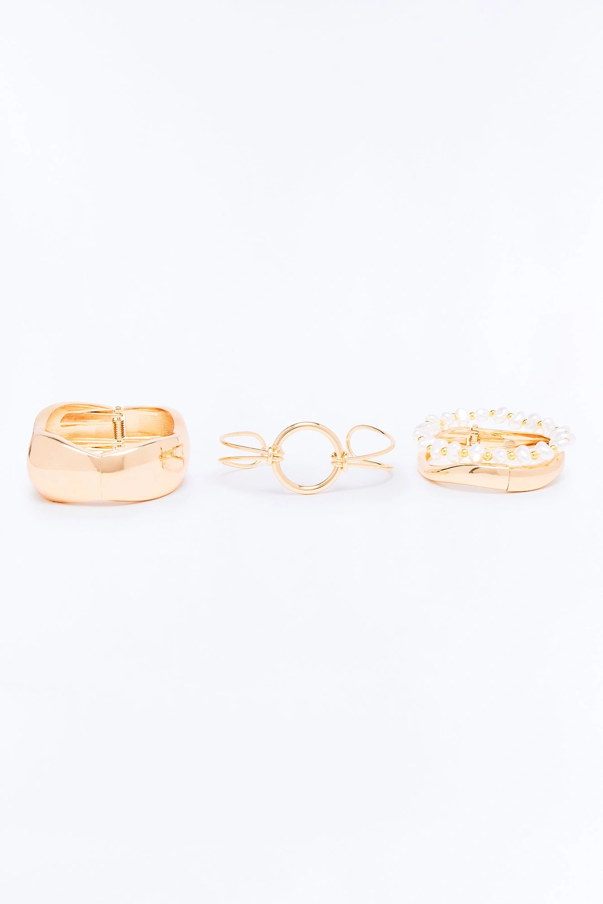 Sophie 4 Piece Multi Bracelet Set - Gold — Dourado