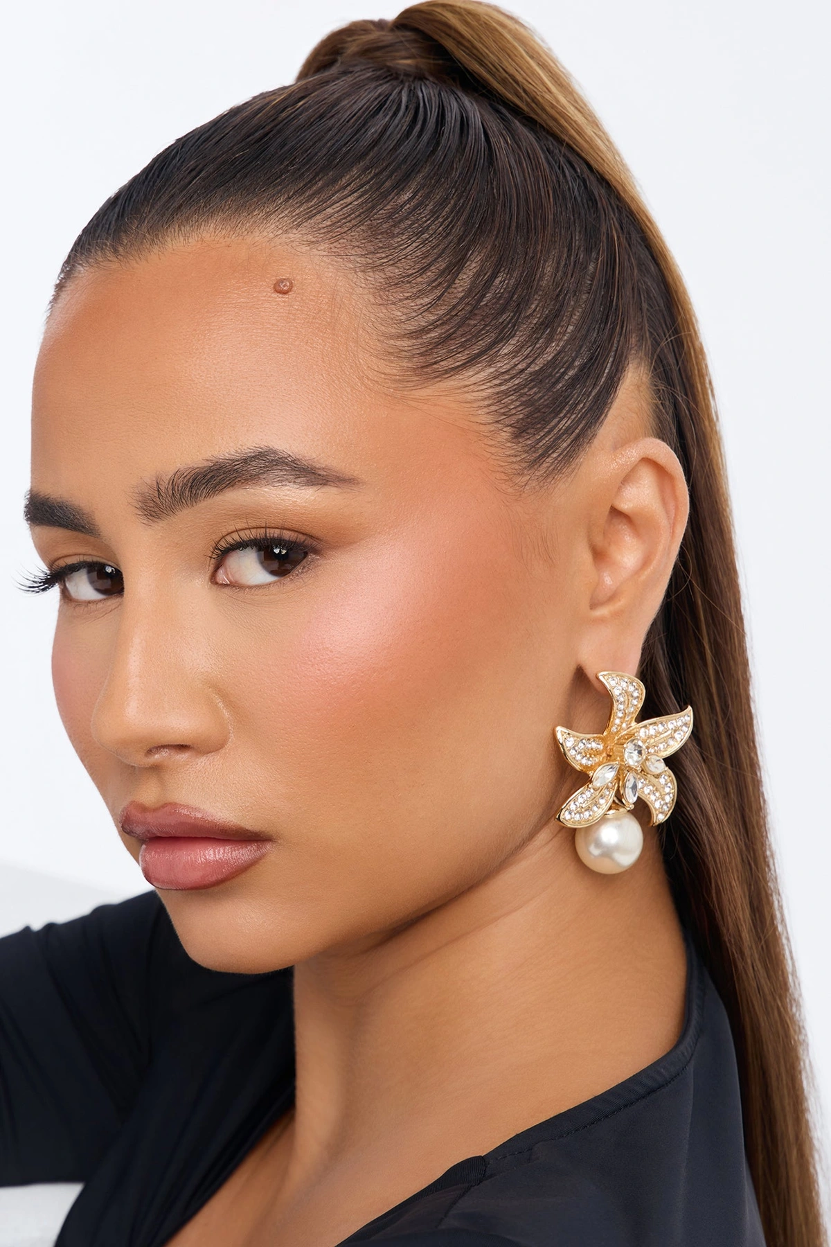 Island Dreams Drop Earrings - Gold — Dourado