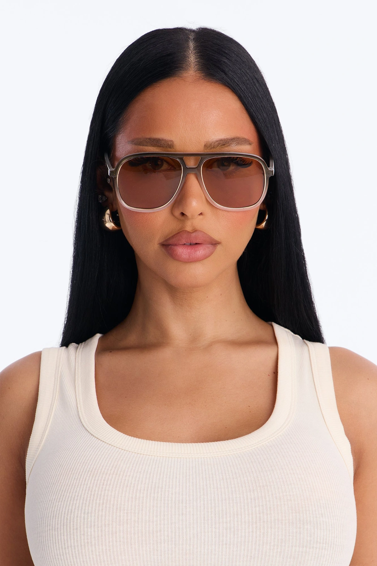 Shine On And On Sunglasses - Olive/combo — Verde-azeitona/combinação