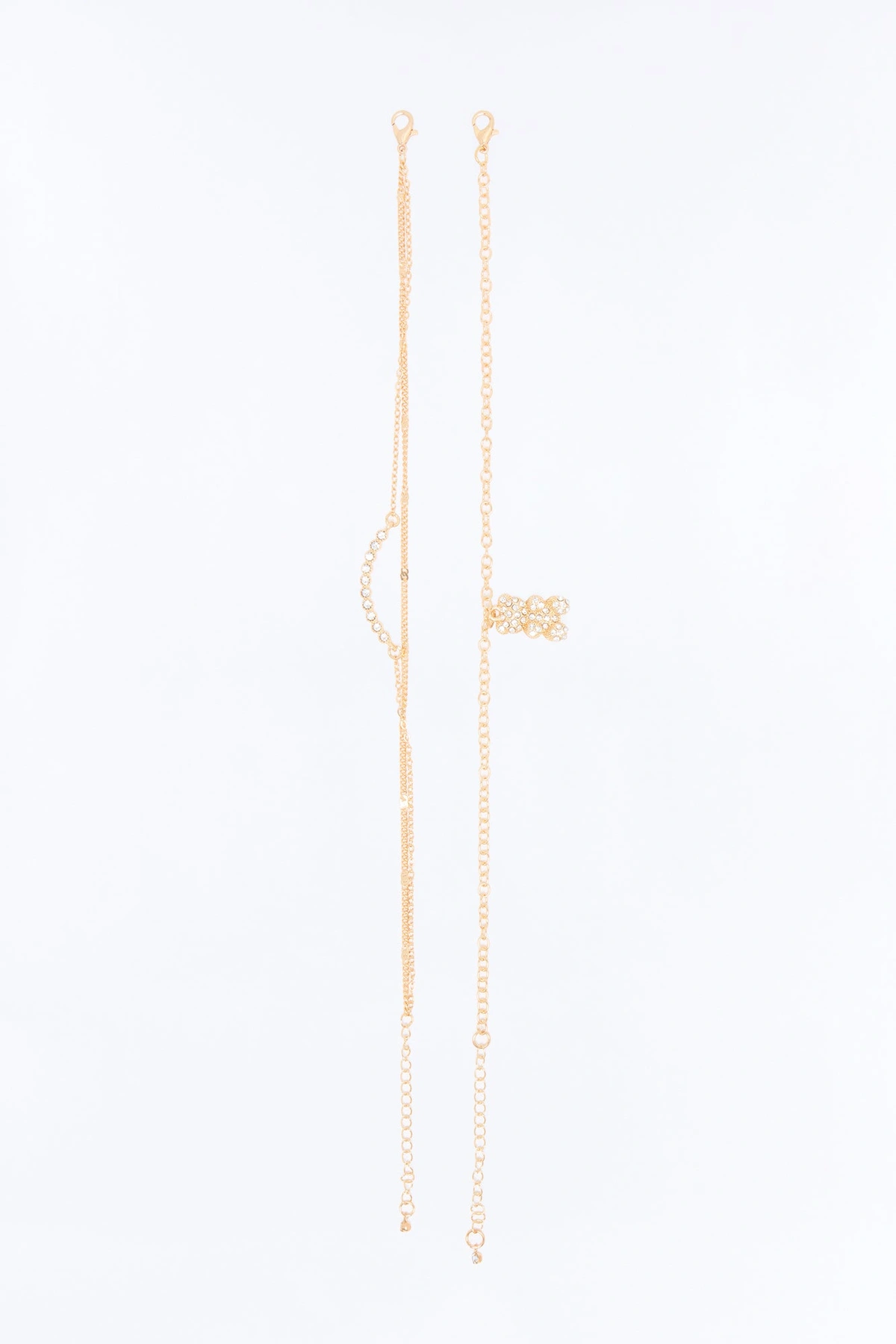 Cuddling Next To You Anklet - Gold — Dourado