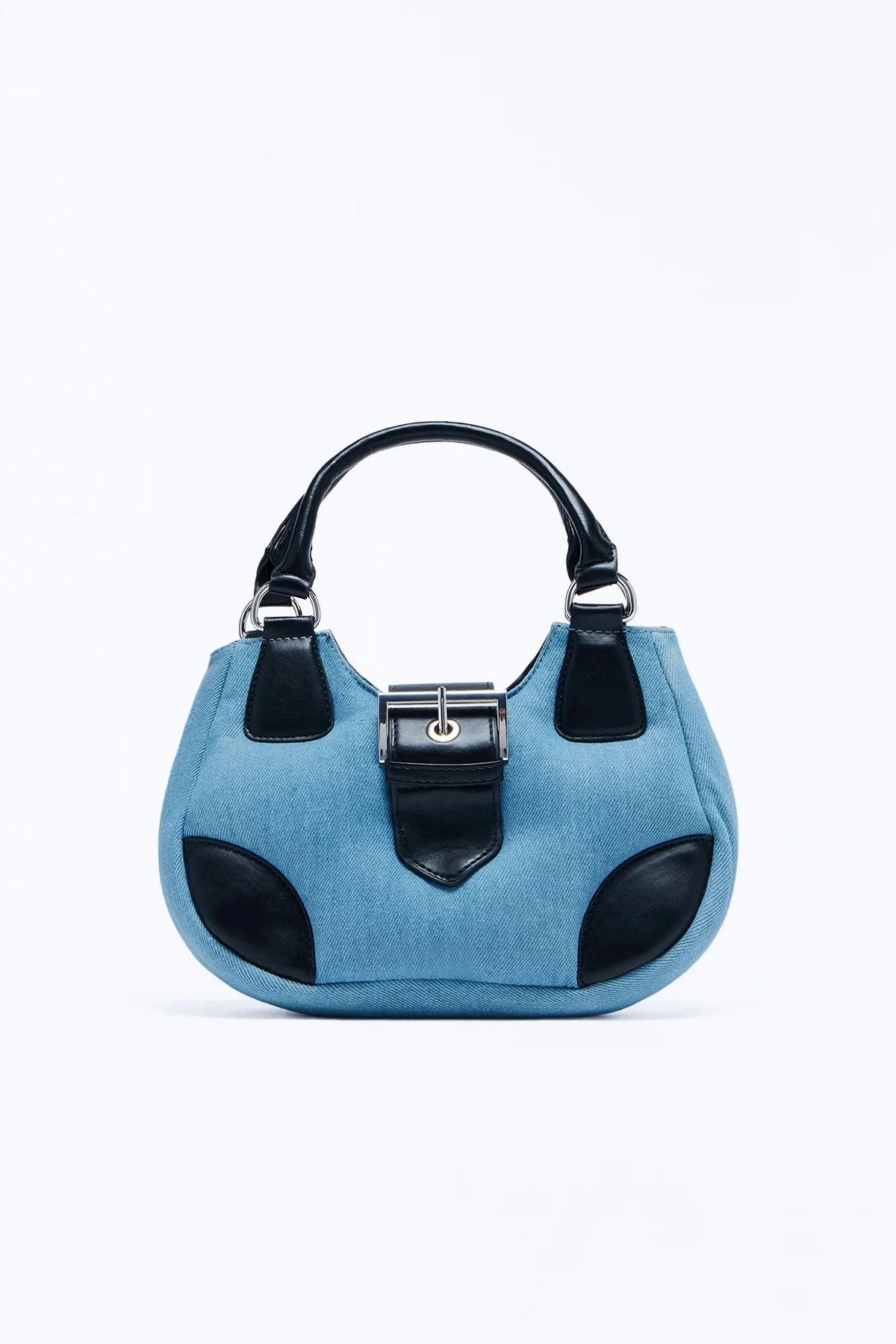Run With It Denim Crossbody Handbag - Denim — Ganga