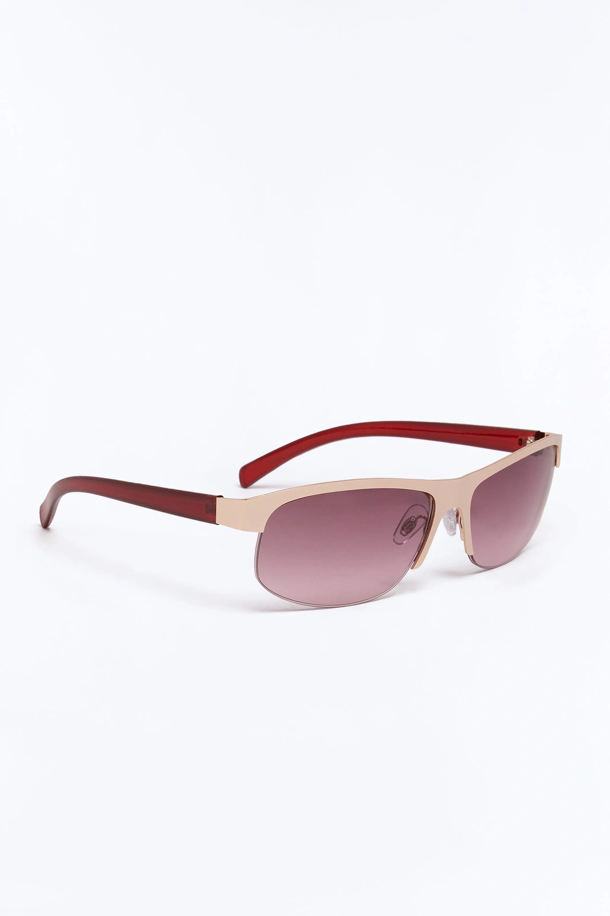 Baby Bring It Back Sunglasses - Burgundy — Bordô