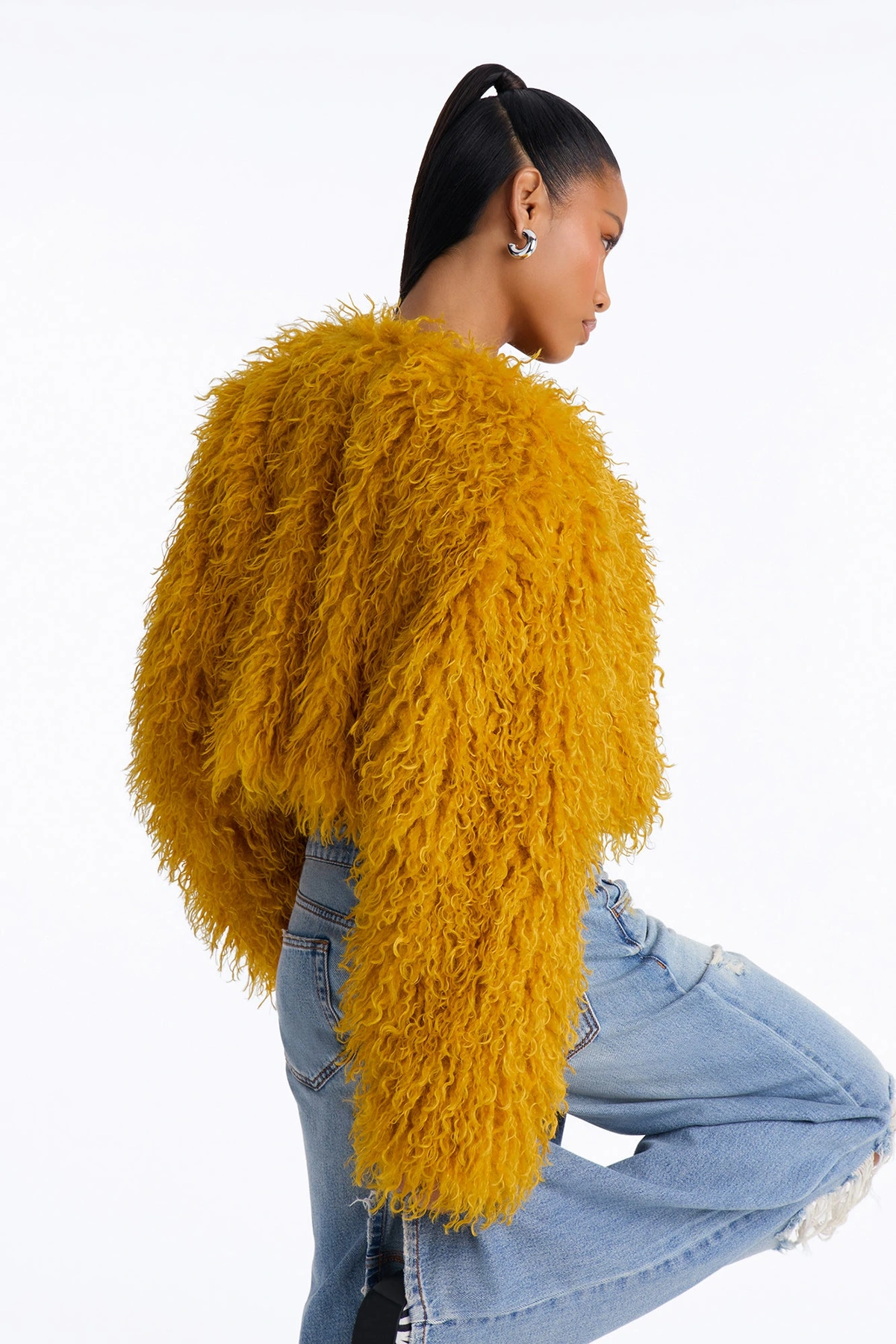 Sydney Faux Fur Coat - Honey — Honey