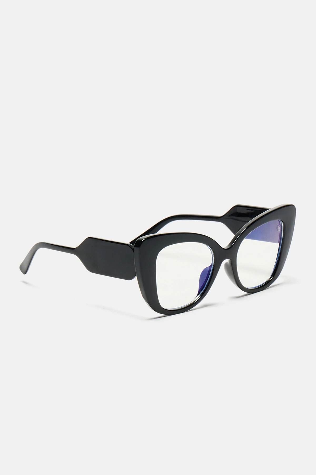 Too Smart For You Blue Light Glasses - Black — Preto