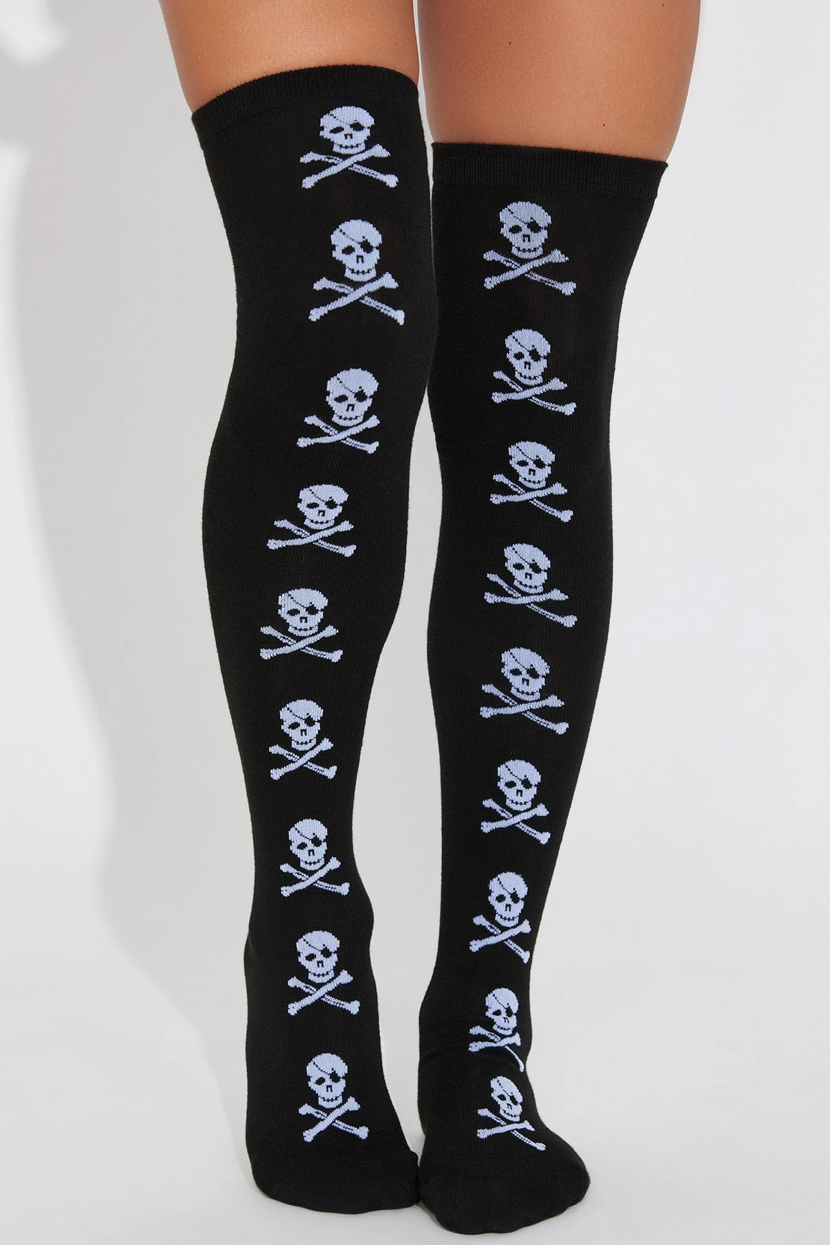 Toxic Poison Socks - Black/White — Preto/Branco