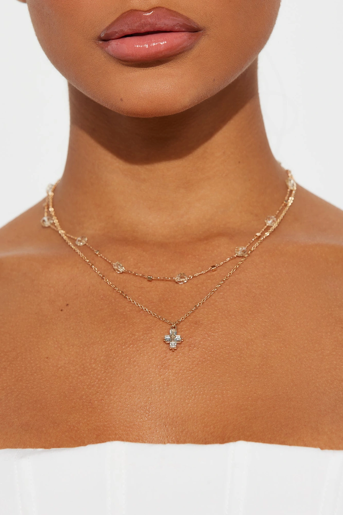 Delicate Beauty Necklace - Gold — Dourado
