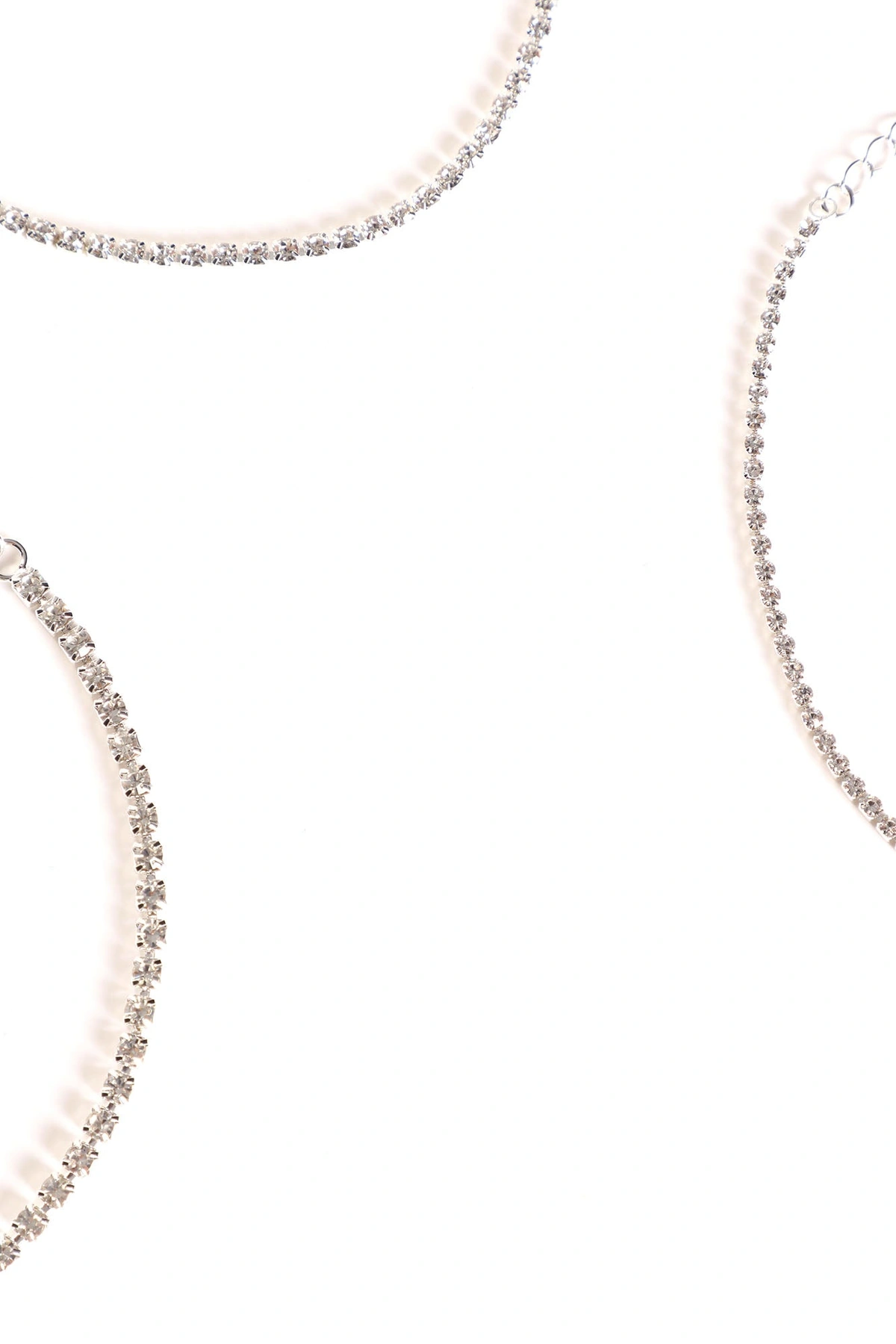 Best In The Game 3 Piece Choker Set - Silver — Prateado