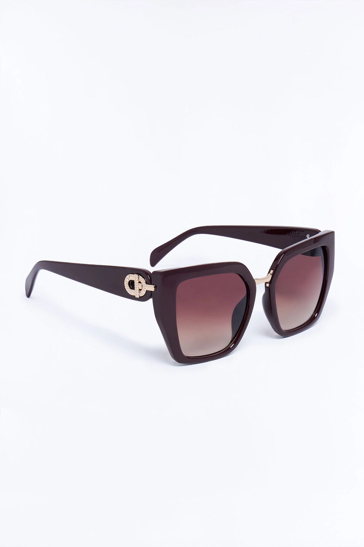 Skye Line Sun Rise Sunglasses - Burgundy — Bordô