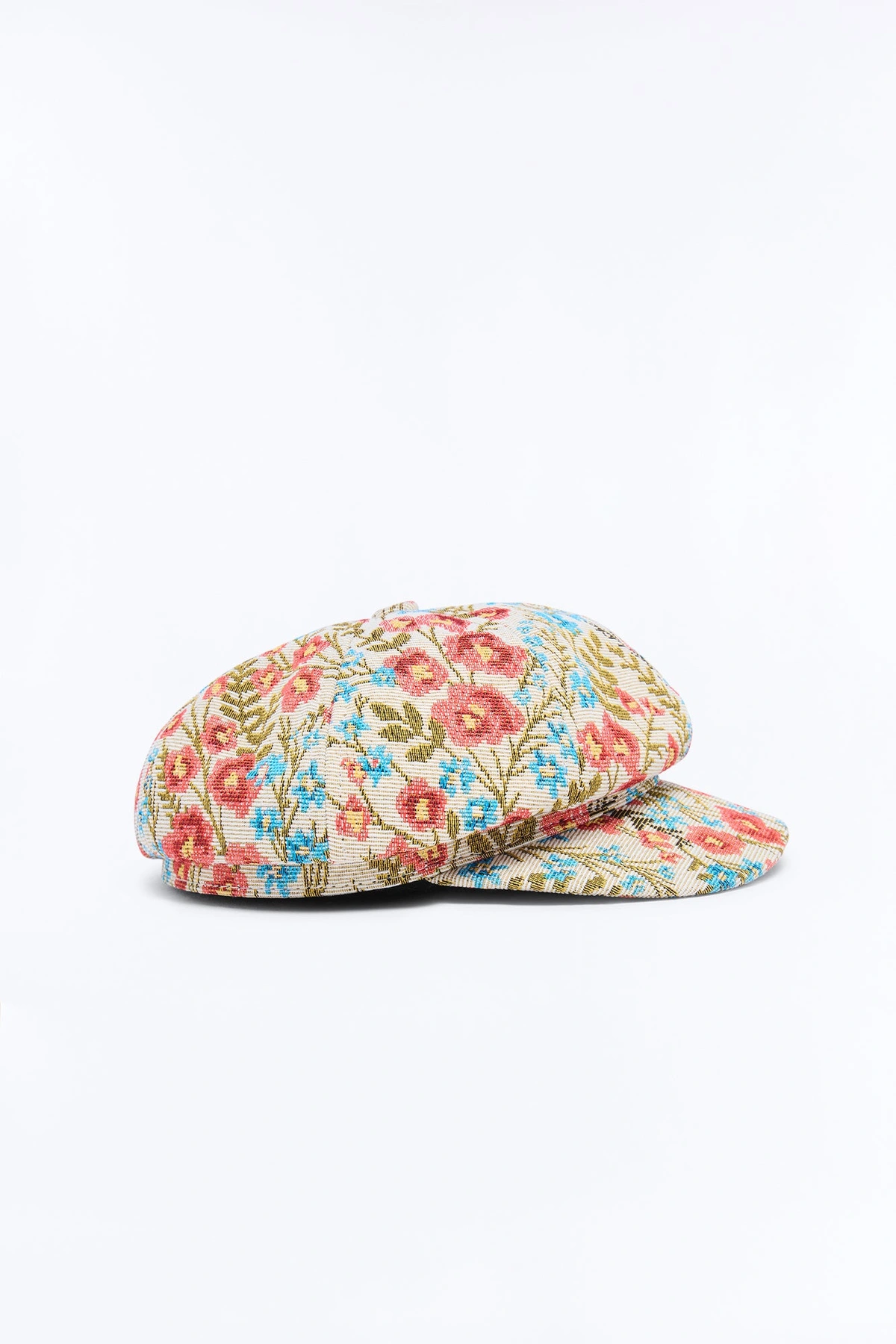 Floral Affair Cabbie Hat - Ivory/combo — Marfim/combinação
