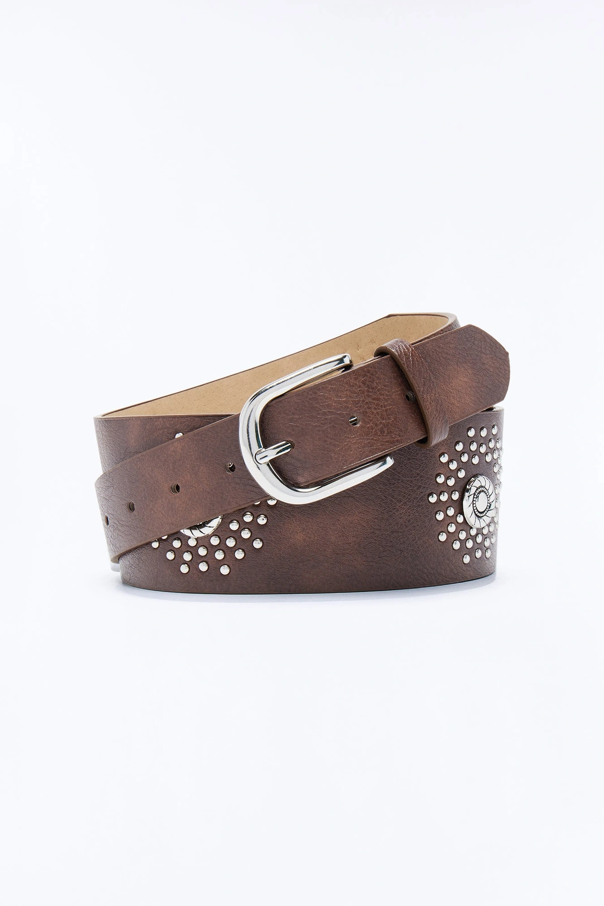 Ready For Rodeo Faux Leather Wide Belt - Brown — Castanho