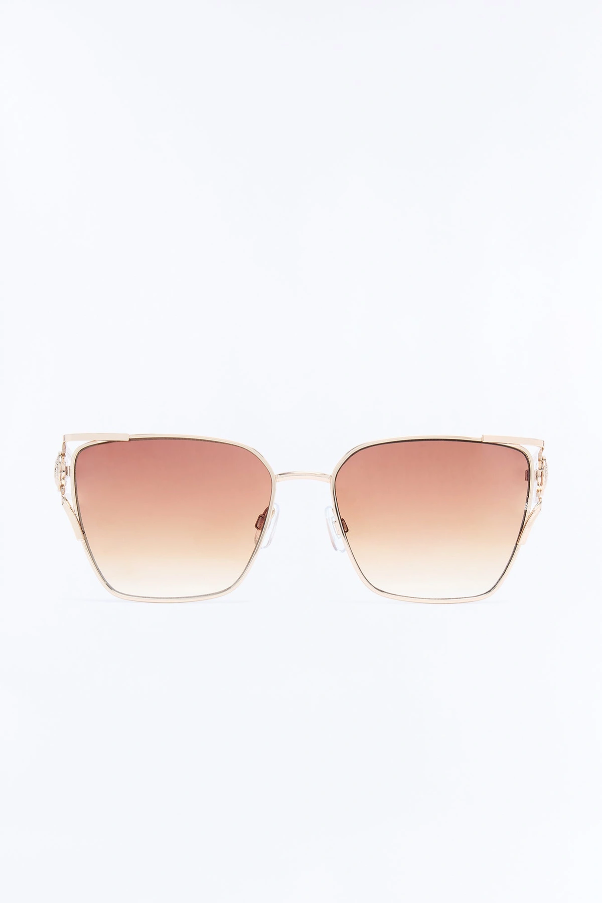 Lions Eye Sunglasses - Gold/Brown — Dourado/Castanho