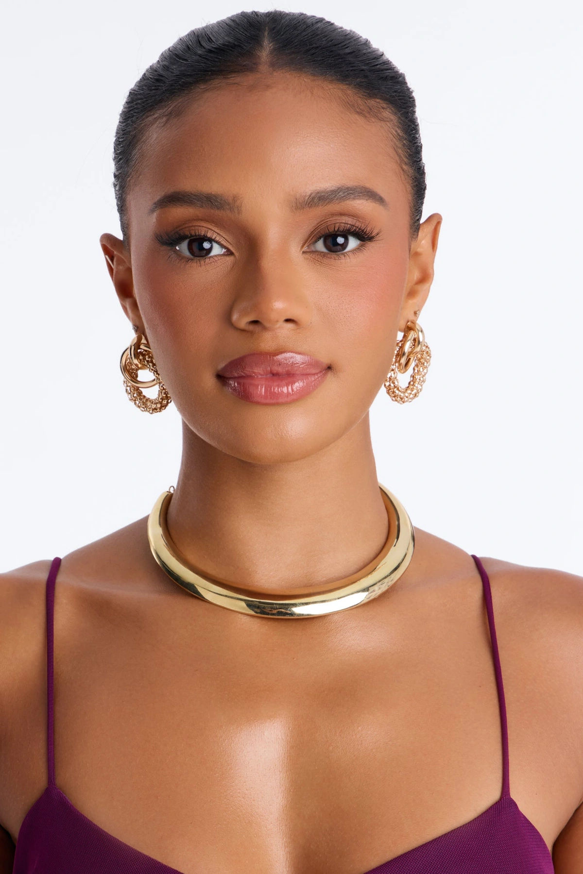 Won't Be Around Long Choker - Gold — Dourado
