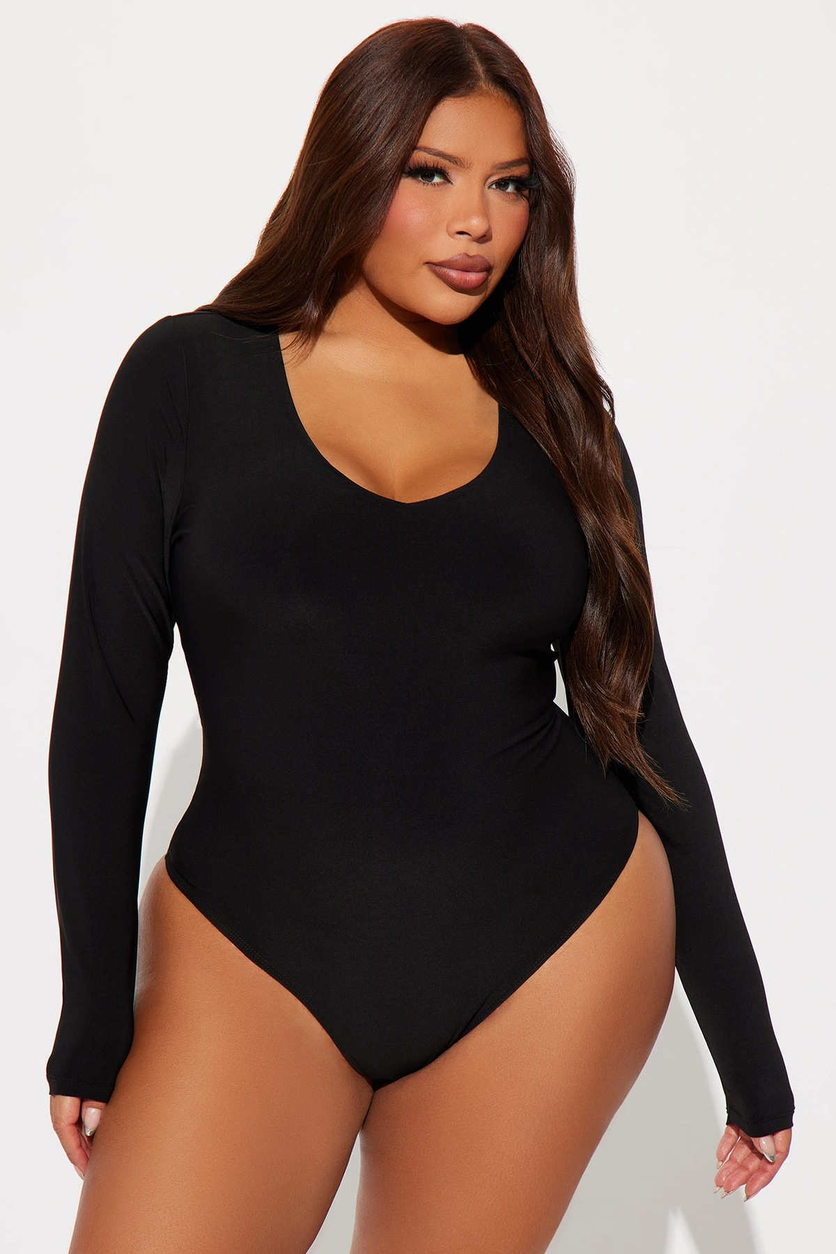 Obsessed With Me Bodysuit - Black — Preto