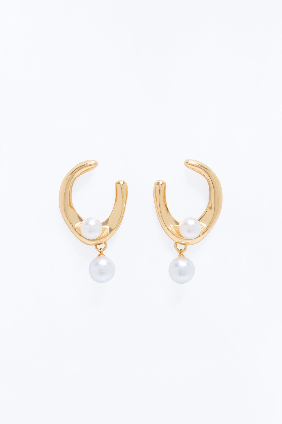 When The Sun Sets Drop Earrings - Gold/combo — Dourado/combinação
