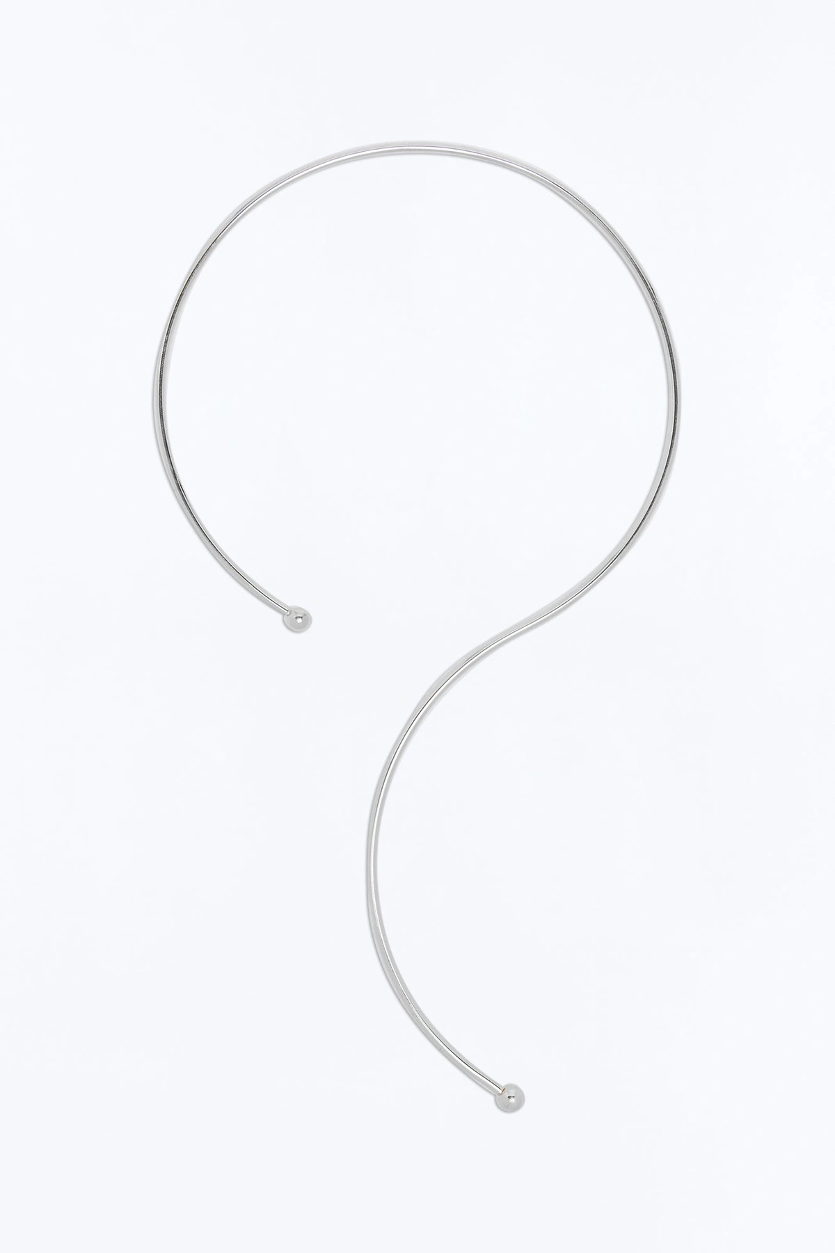 Making My Move Choker - Silver — Prateado