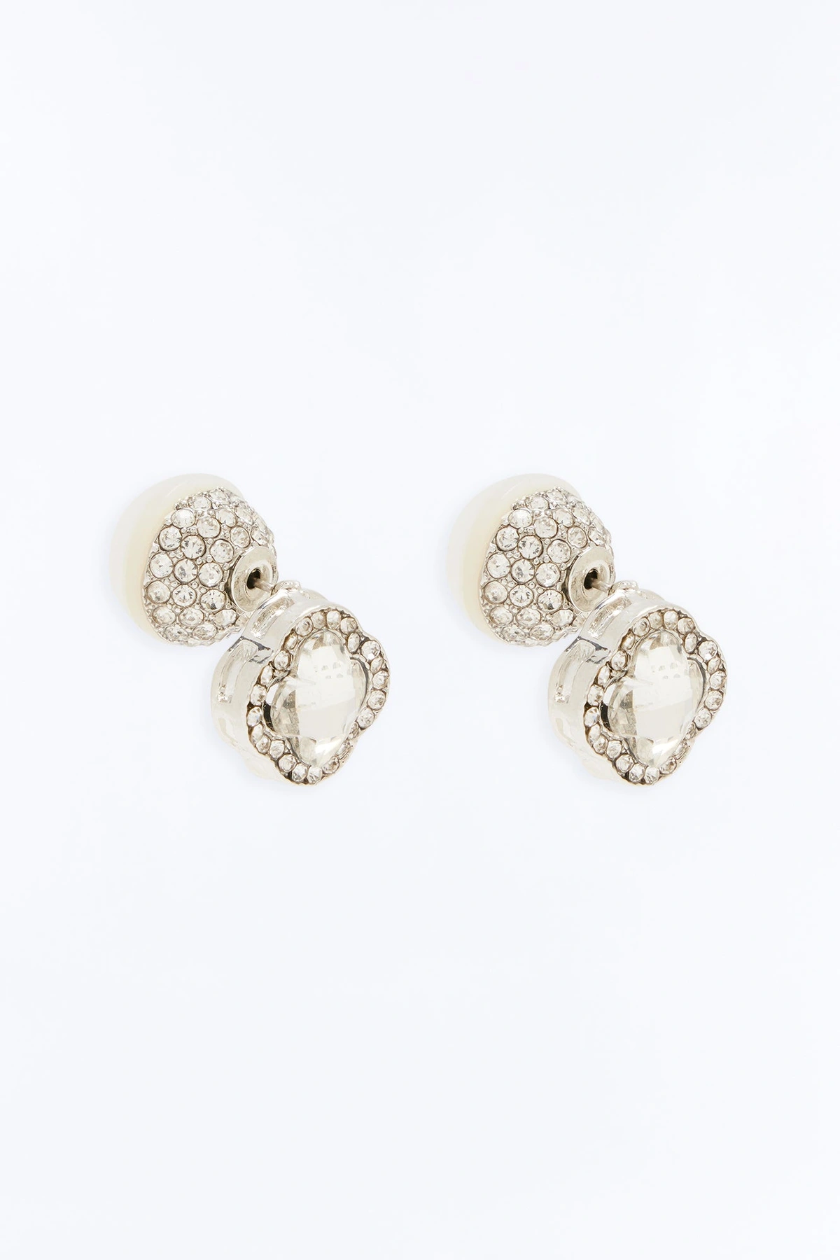Aurora Cut Earrings - Silver — Prateado