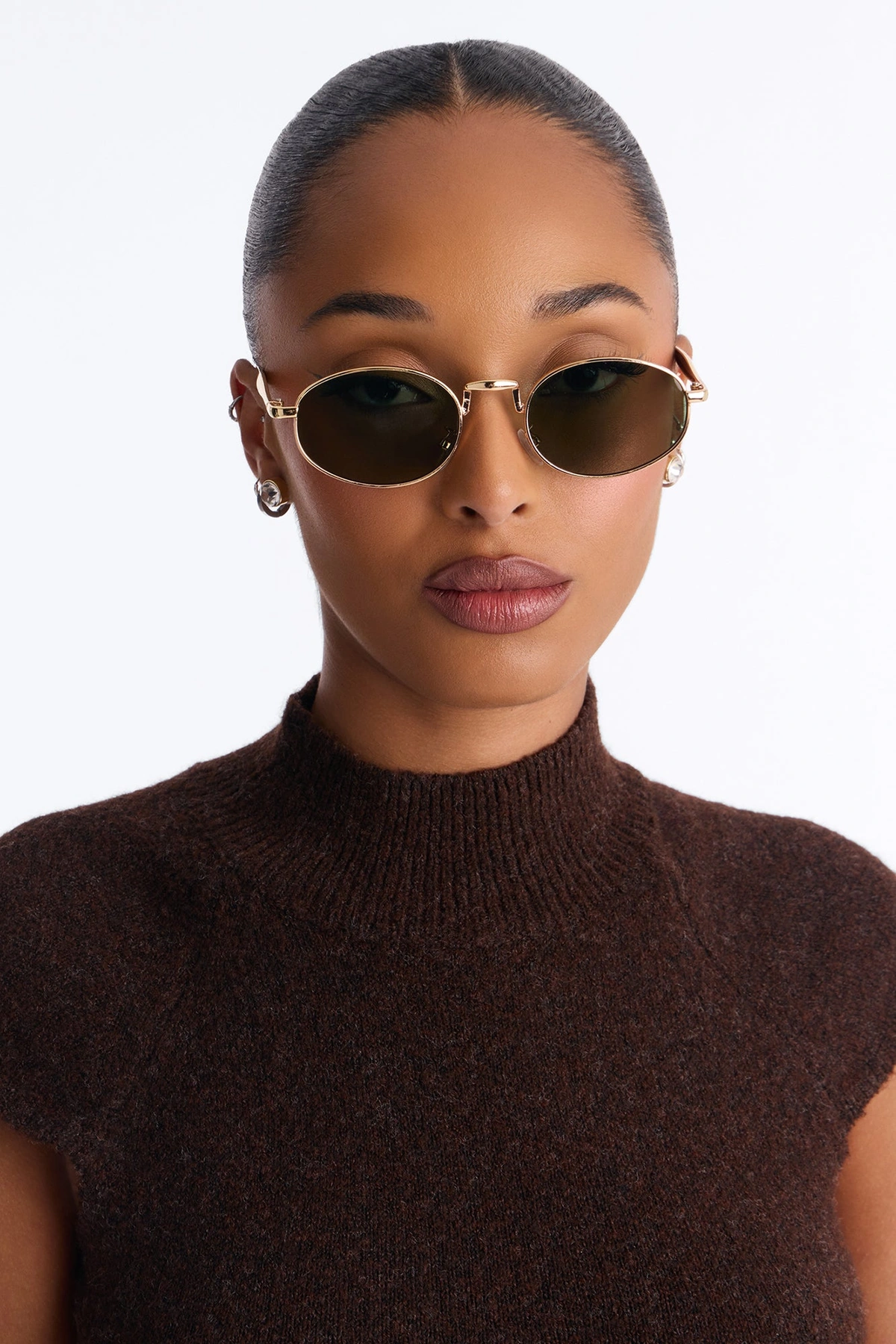 Stand By Me Sunglasses - Gold/Green — Dourado/Verde