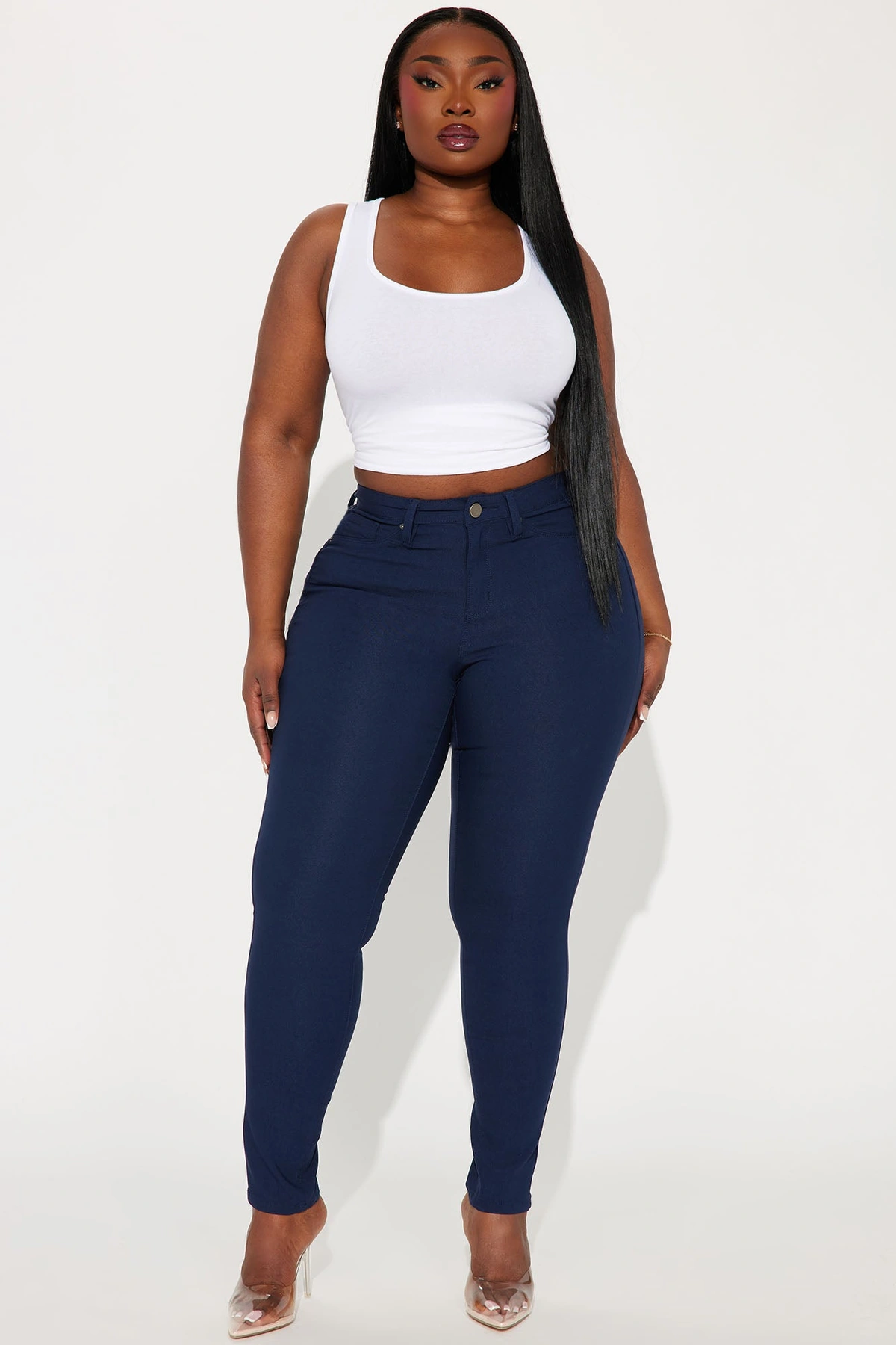 Hyperstretch Skinny Pants - Navy — Azul-marinho