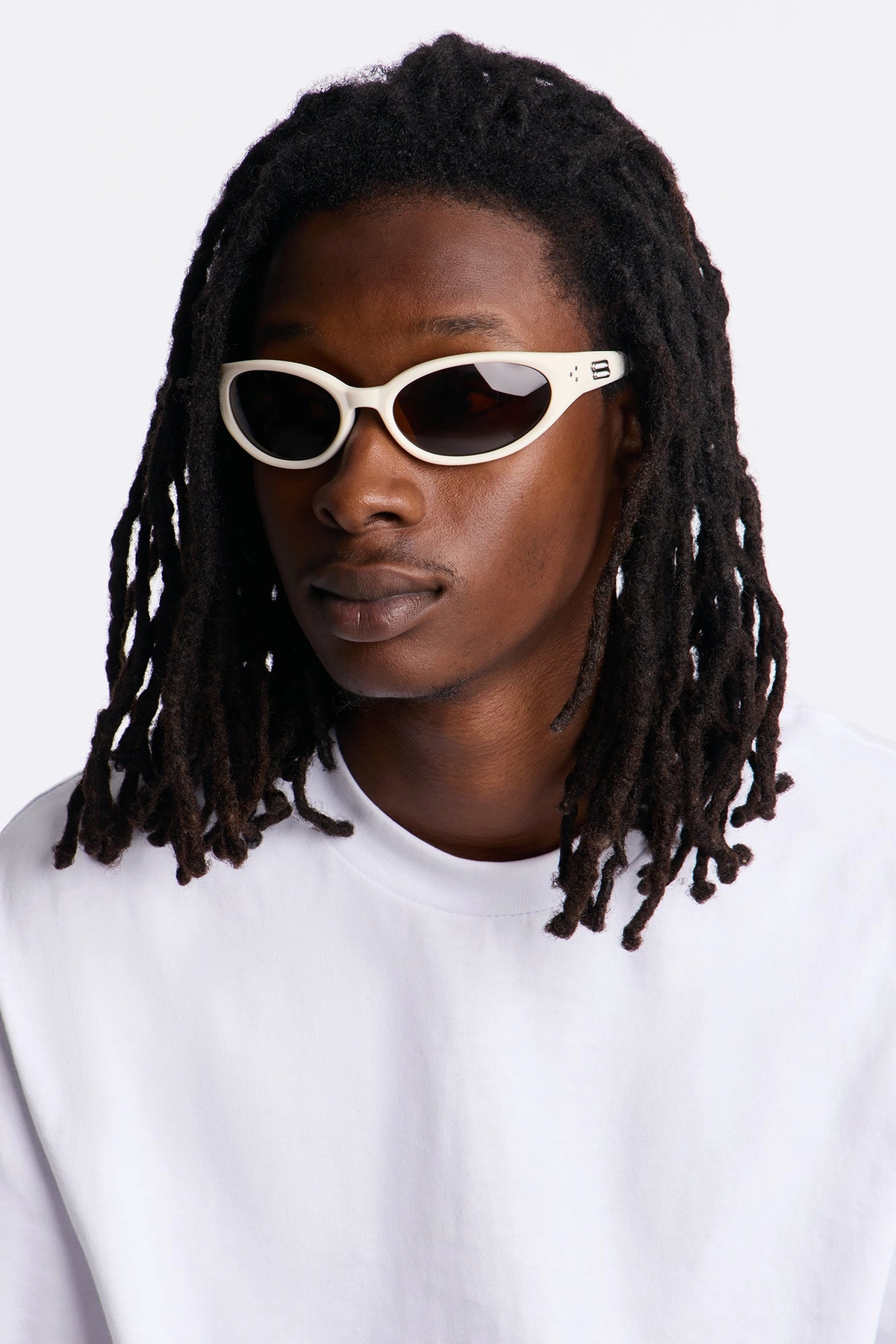 Norman Shield Sunglasses - Cream/combo — Creme/combinação