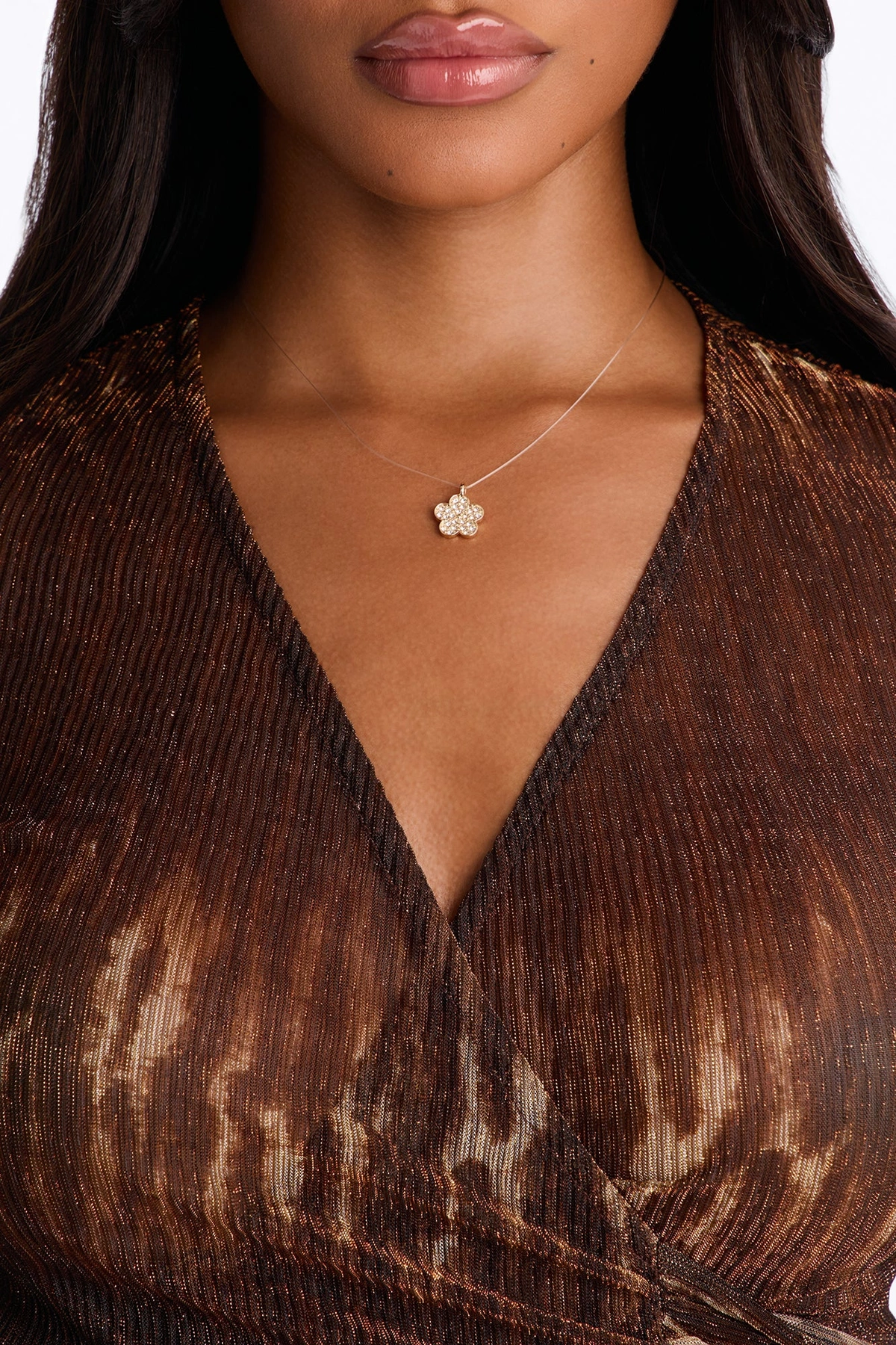 Perfect One Clover Necklace - Gold — Dourado