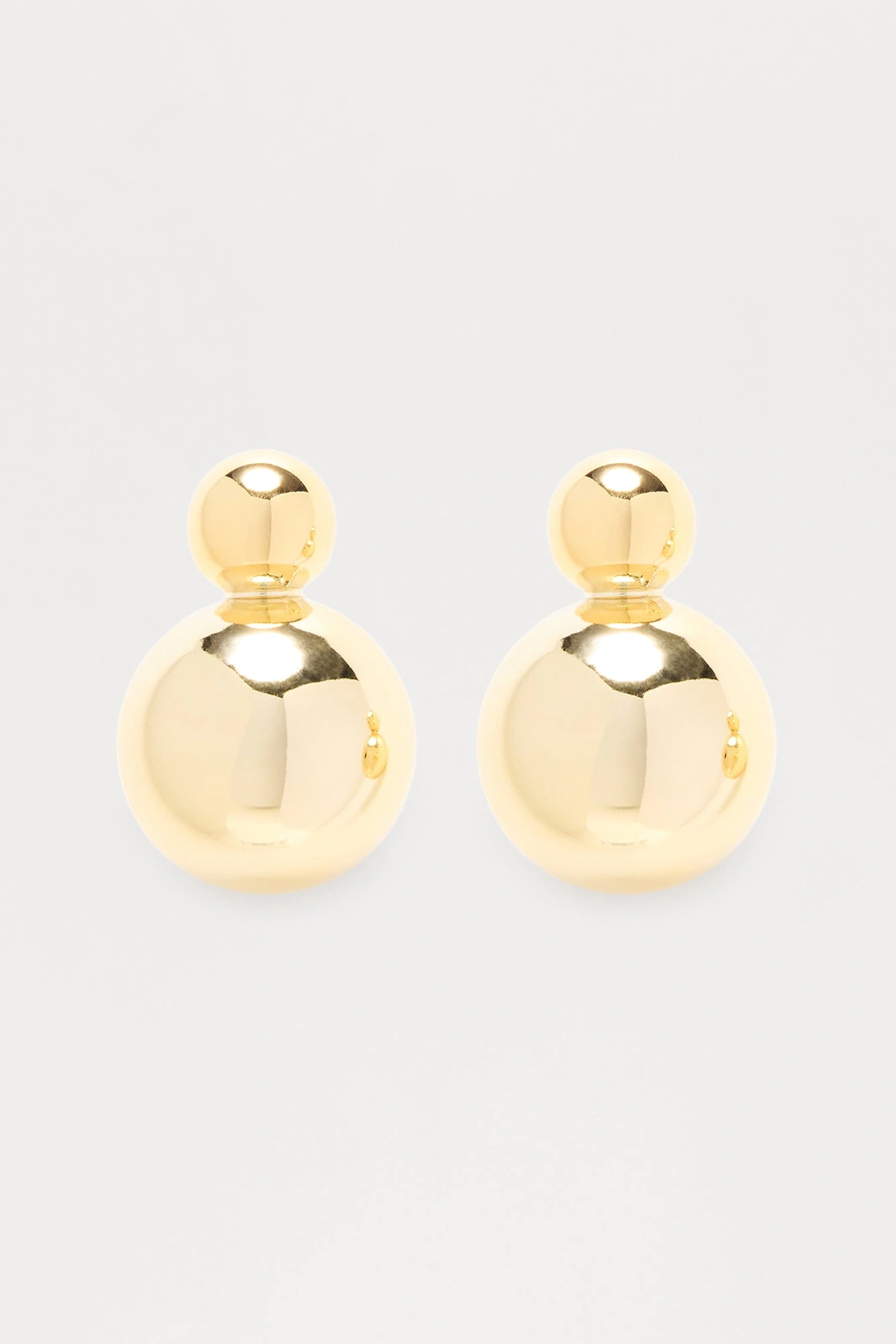 Classic Edit Drop Earrings - Gold — Dourado