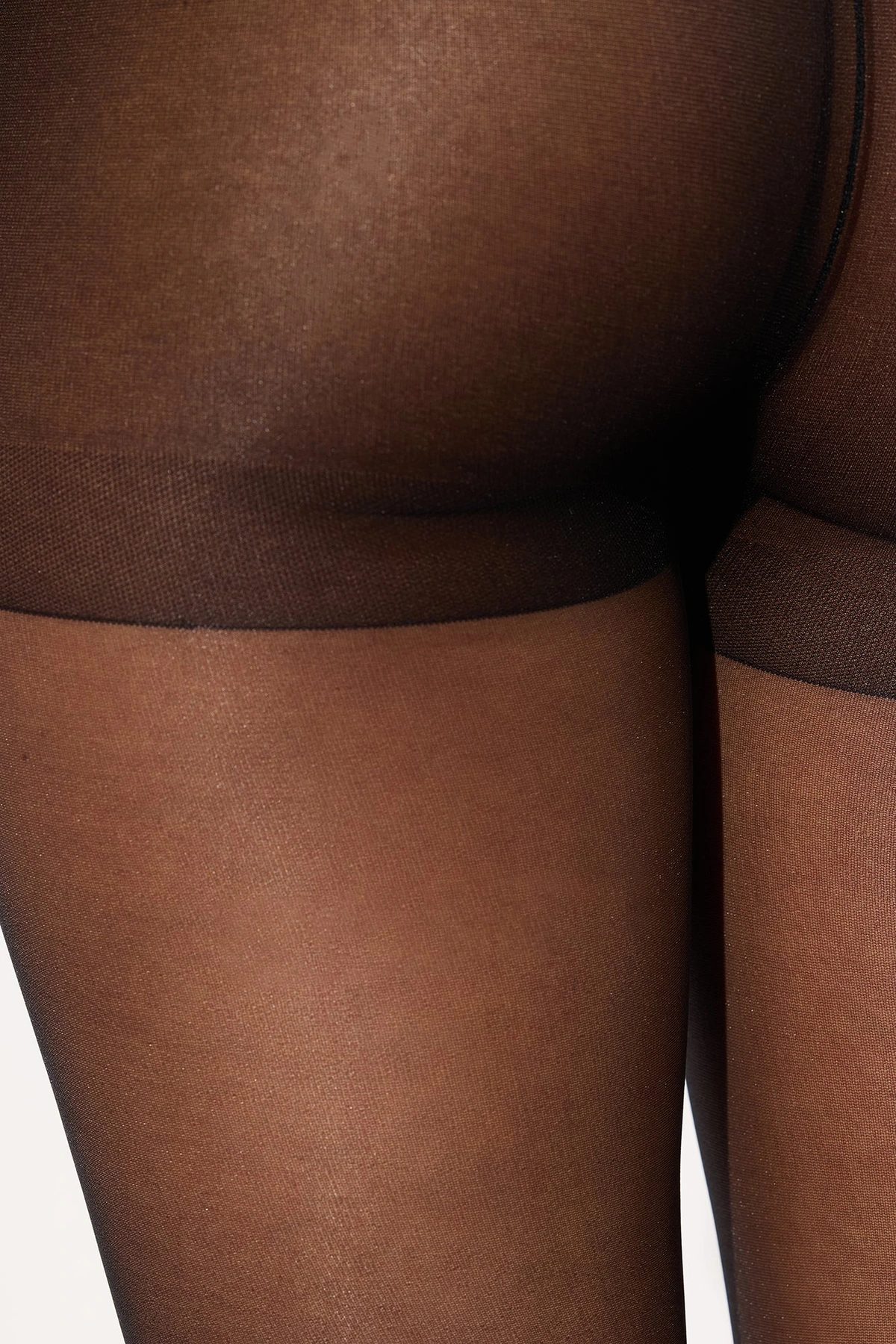 Made In Heaven Sheer Tights - Black — Preto