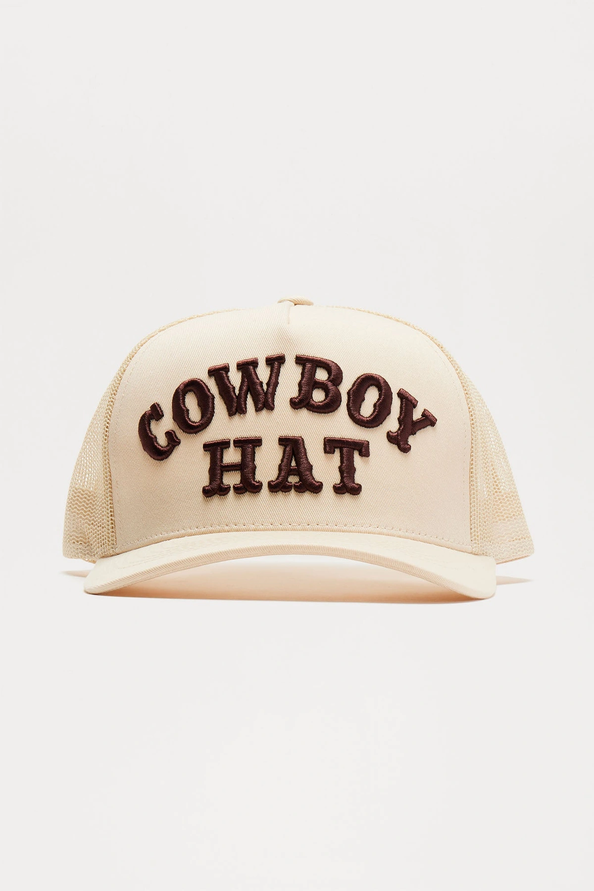 Cowboy Hat II Trucker Hat - Beige — Bege