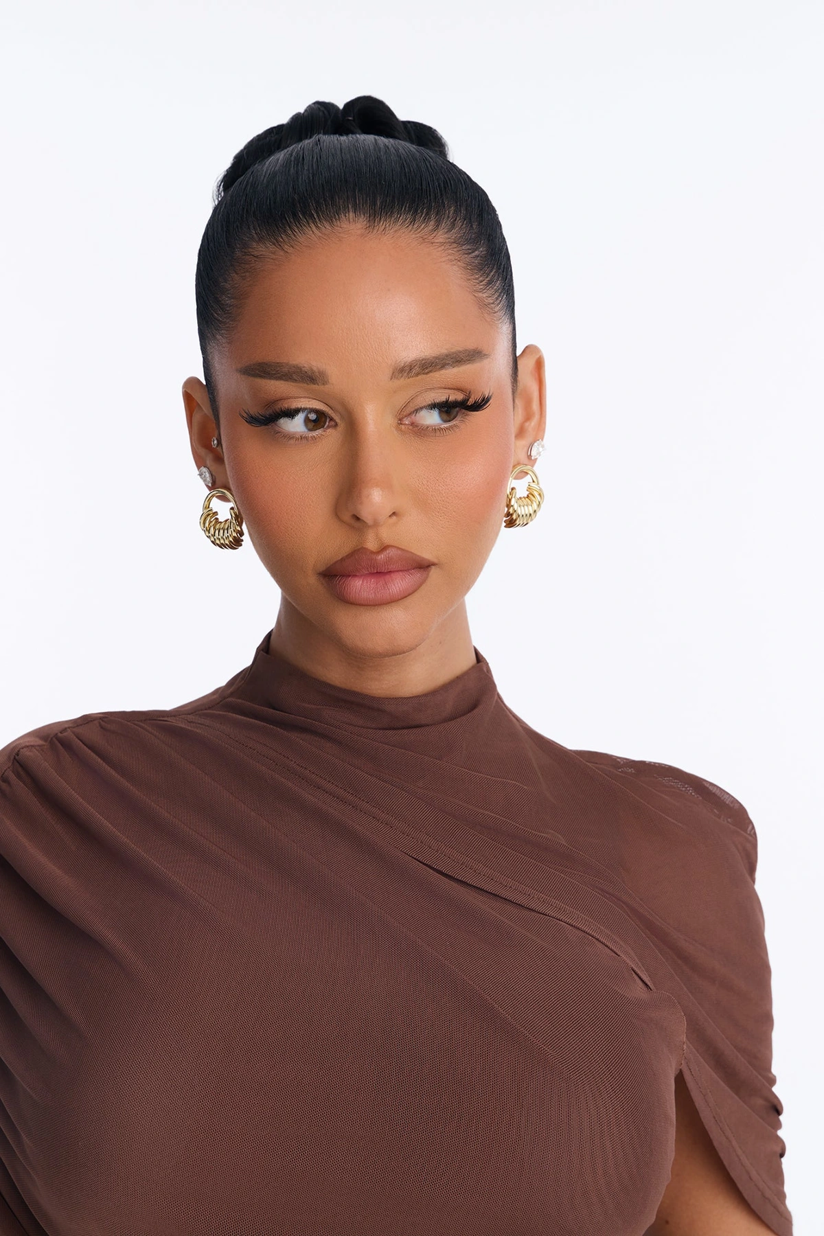 Stop Calling Drop Earrings - Gold — Dourado