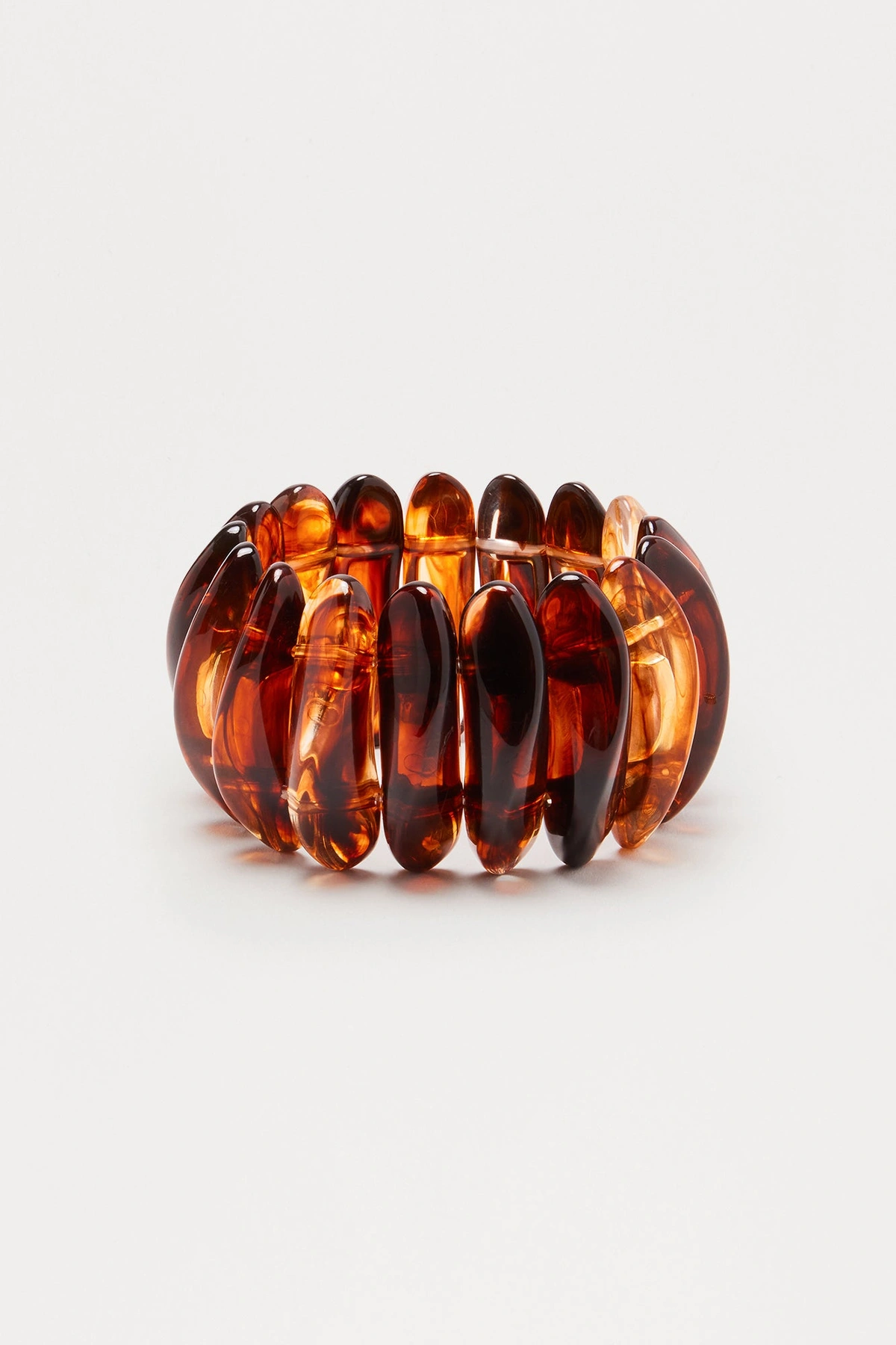 Tranquility 2 Piece Bracelet Set - Gold/Brown — Dourado/Castanho