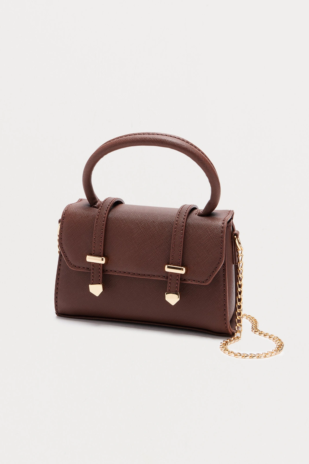 Ellena Handbag - Brown — Castanho