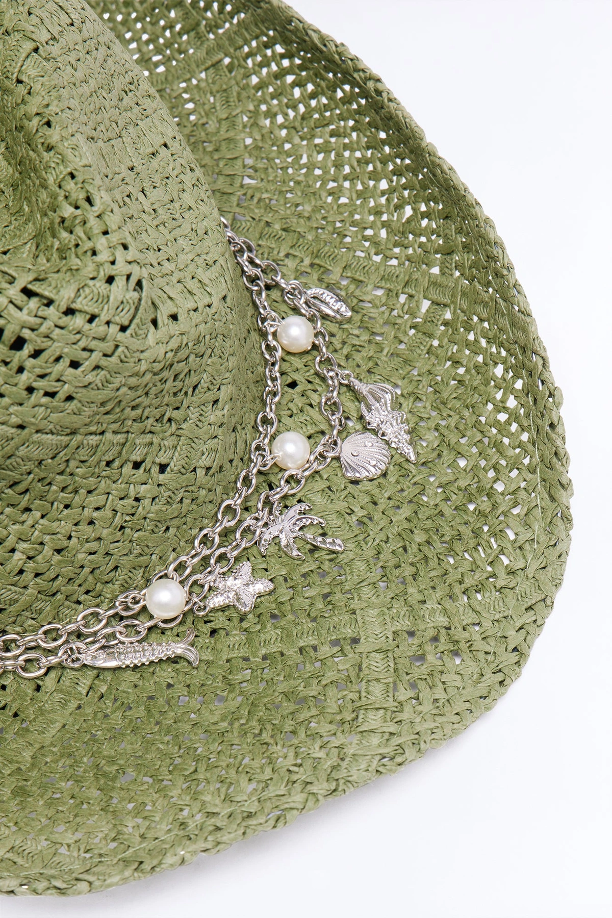 Maui Vacation Straw Cowboy Hat - Green — Verde