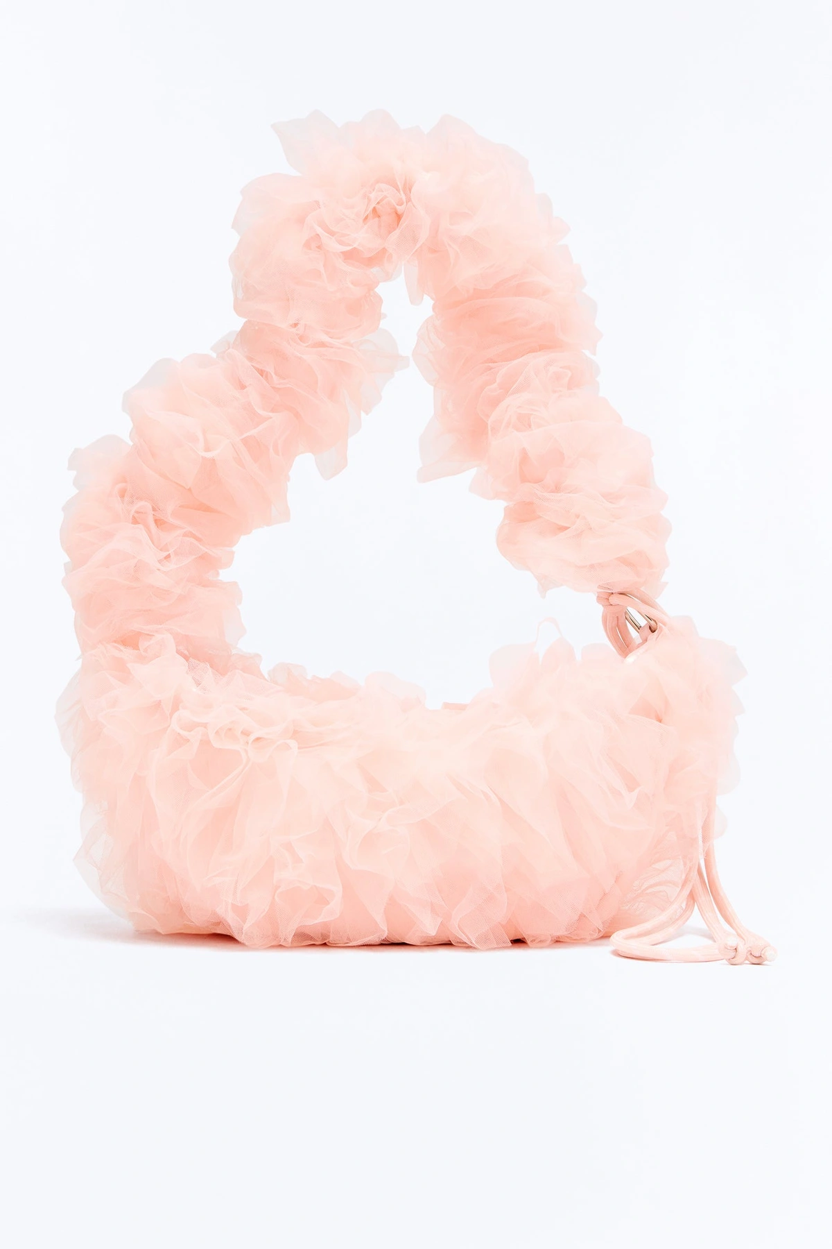 On Cloud Nine Ruffle Shoulder Handbag - Blush — Blush