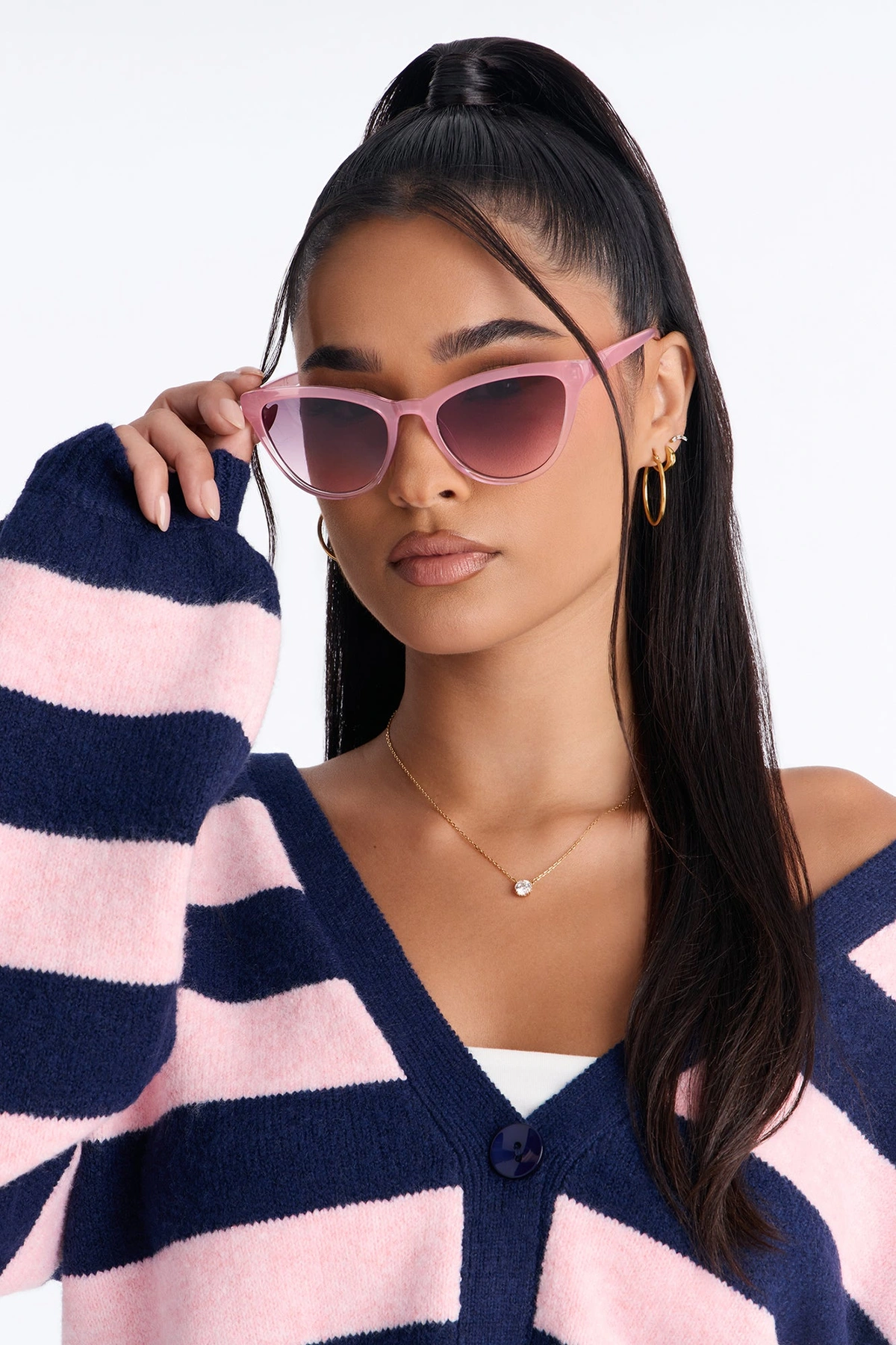 Strut That Walk Sunglasses - Pink — Rosa