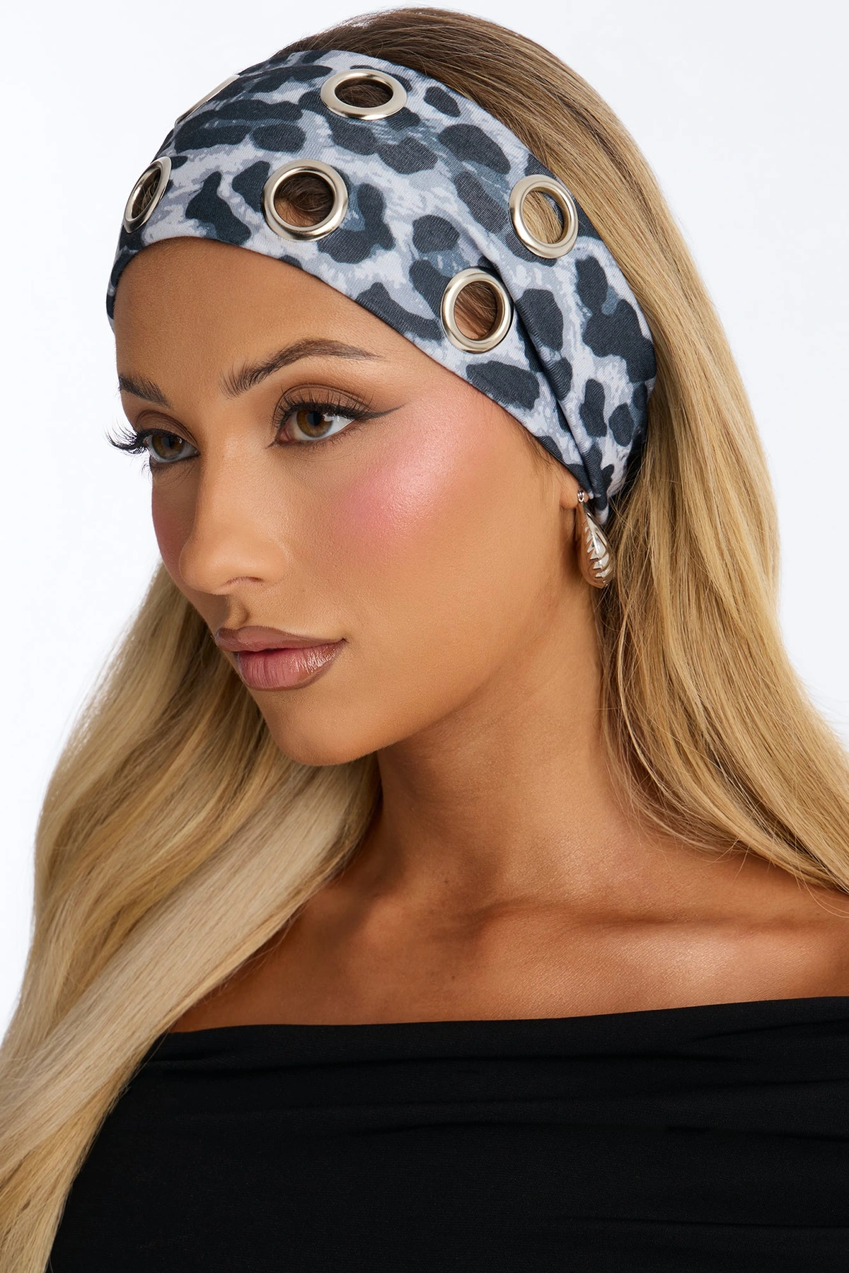 Tough Act To Follow Headband - Black/Grey — Preto/Cinzento