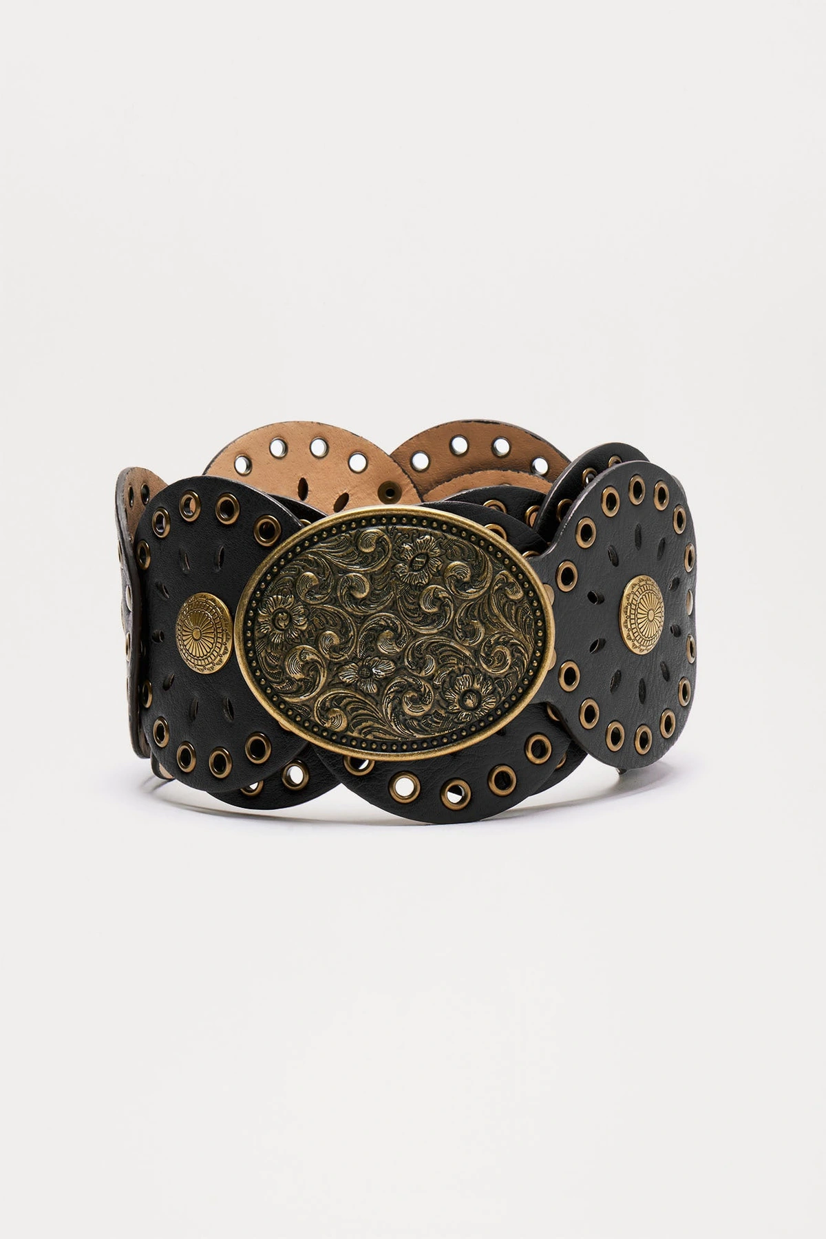 Gypsy Soul Wide Belt - Black — Preto